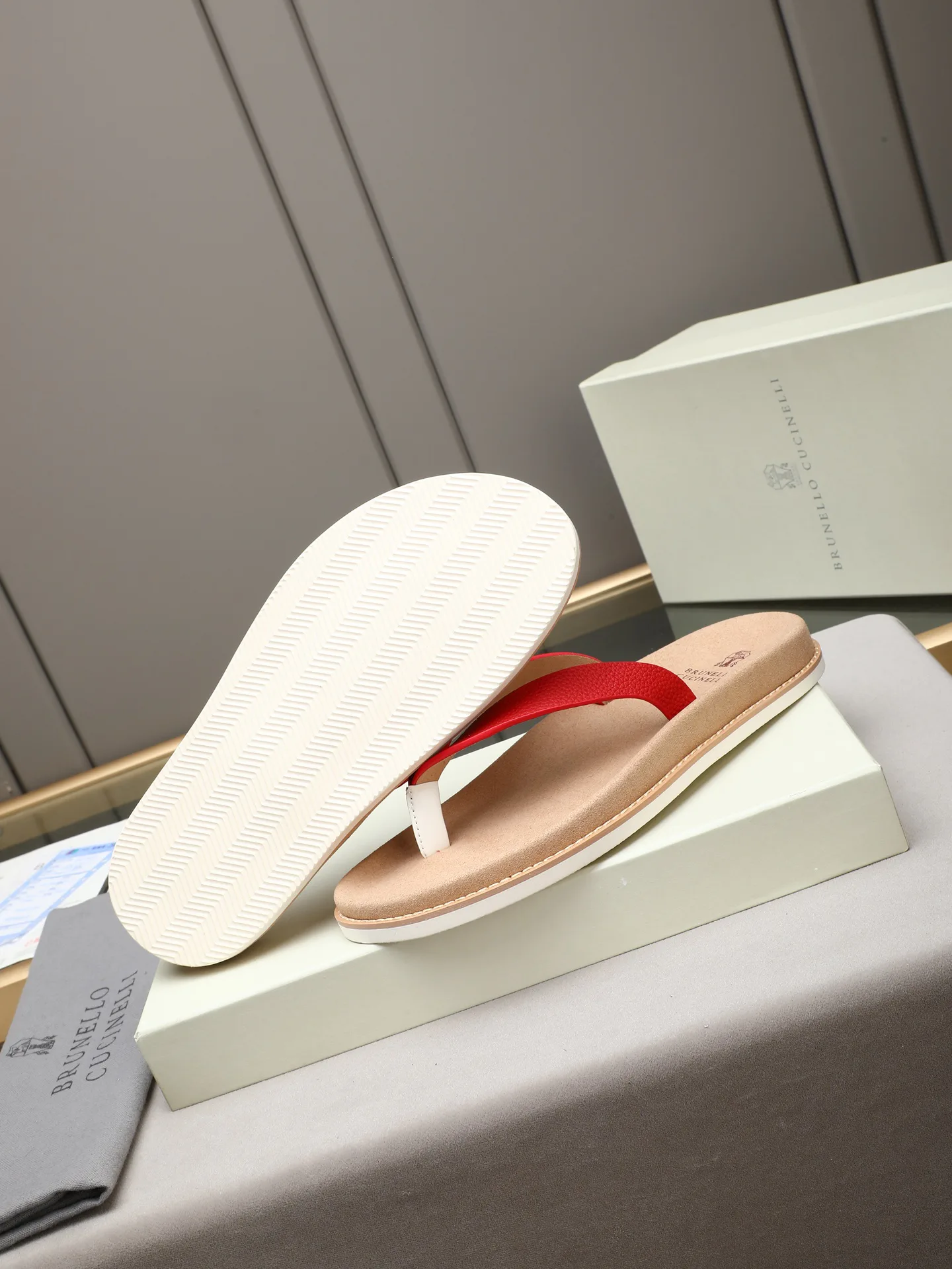 Шлепанцы Мужские Brunello Cucinelli 6062754