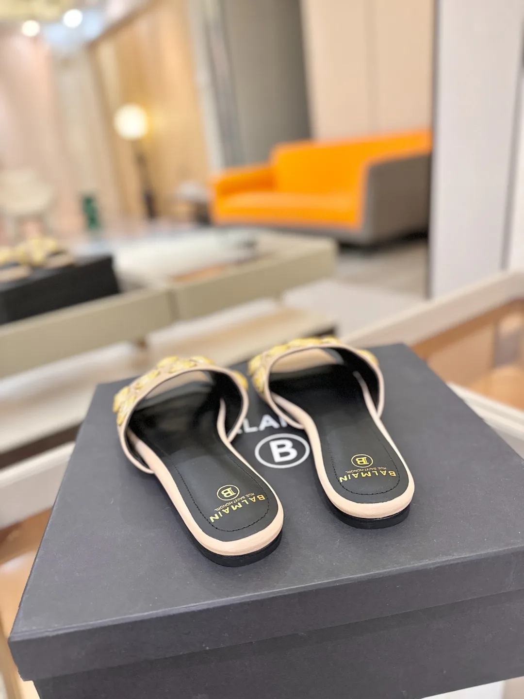 Шлепанцы Женские Balmain 841027