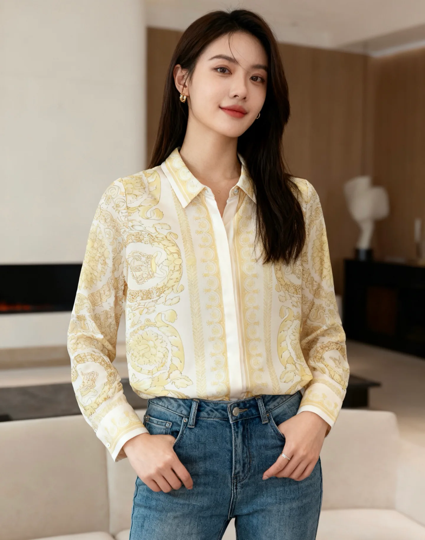 Рубашки Женские Versace 1565148