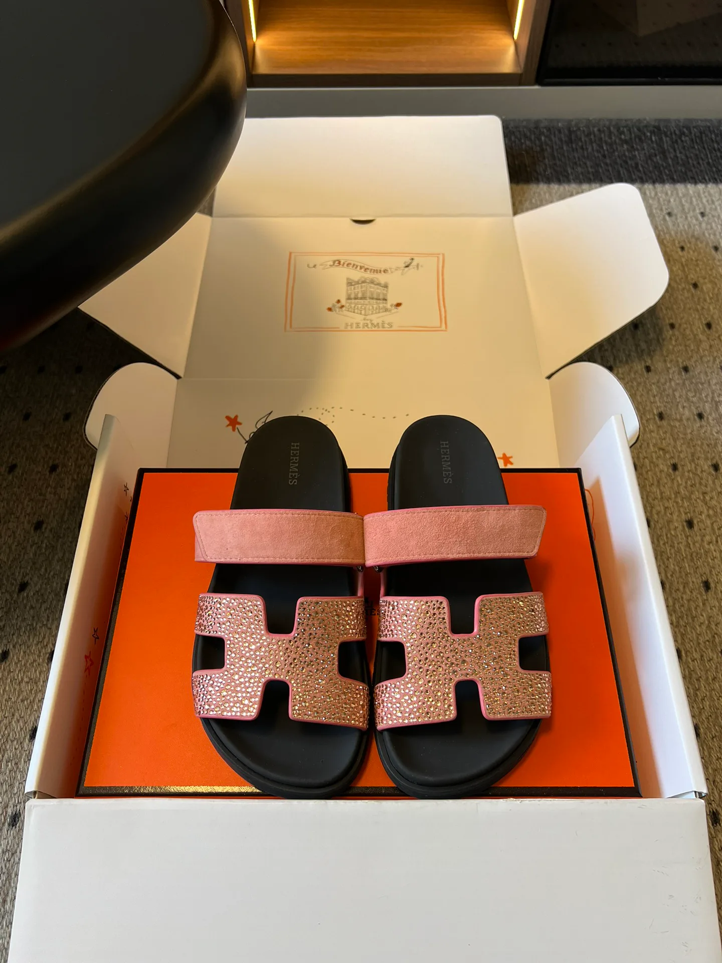 Шлепанцы Женские Hermes 12777664