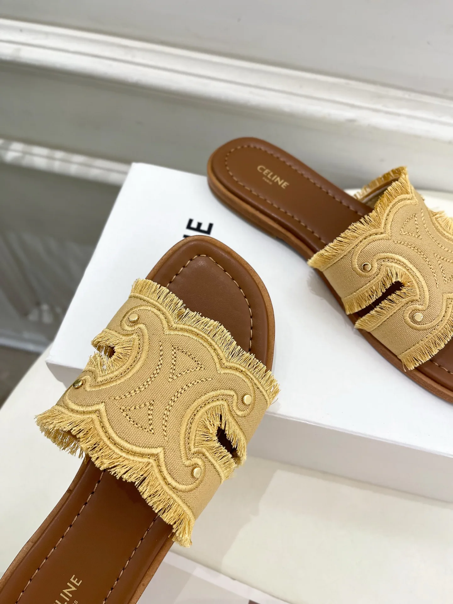 Шлепанцы Женские Celine 12692431