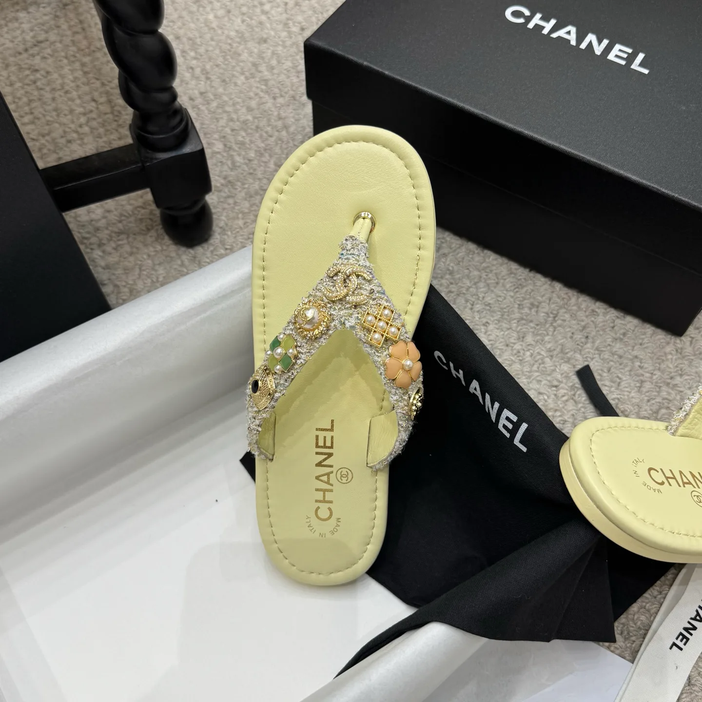 Шлепанцы Женские Chanel 36273