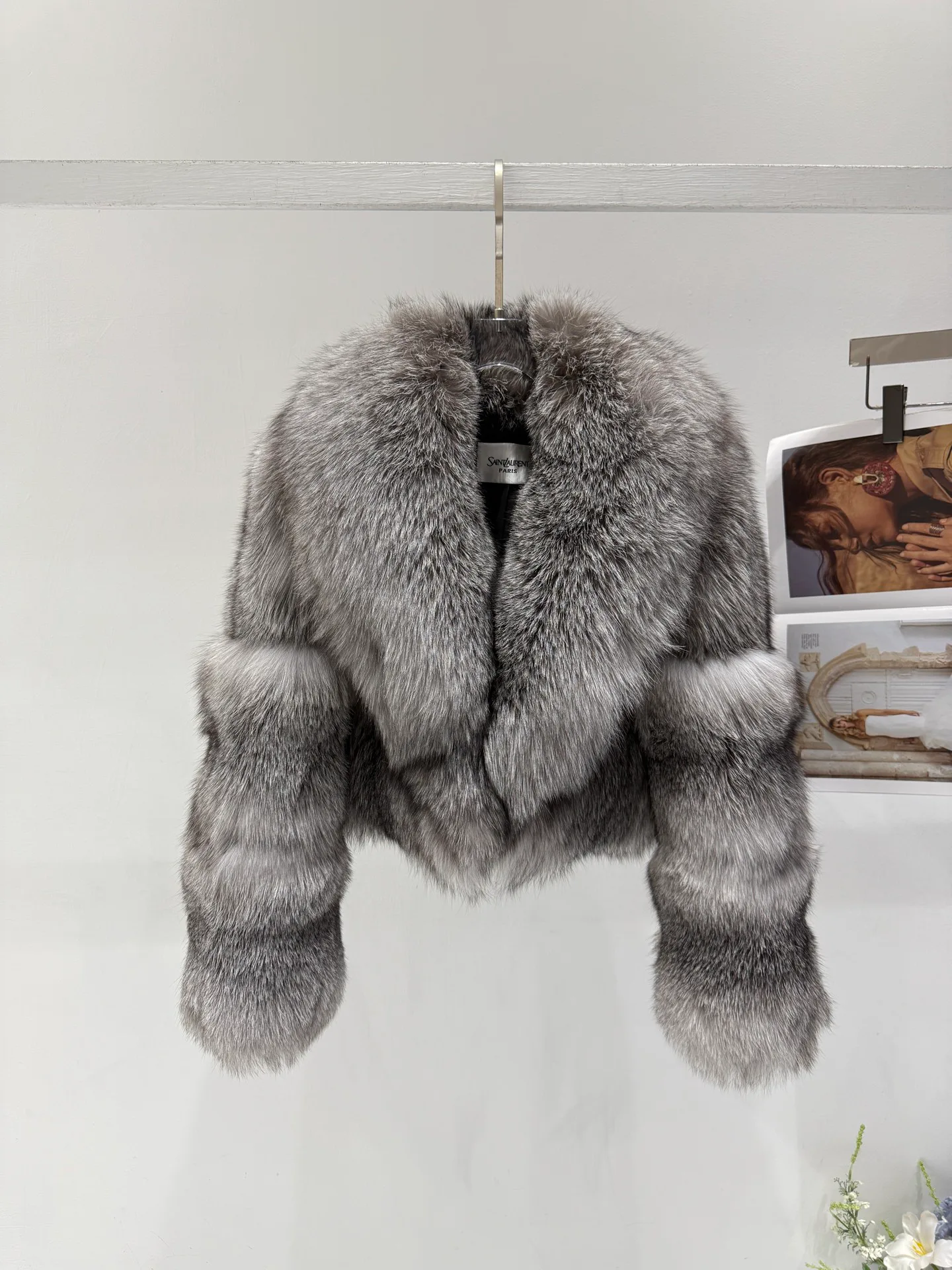 Шубы Женские Saint Laurent 785635
