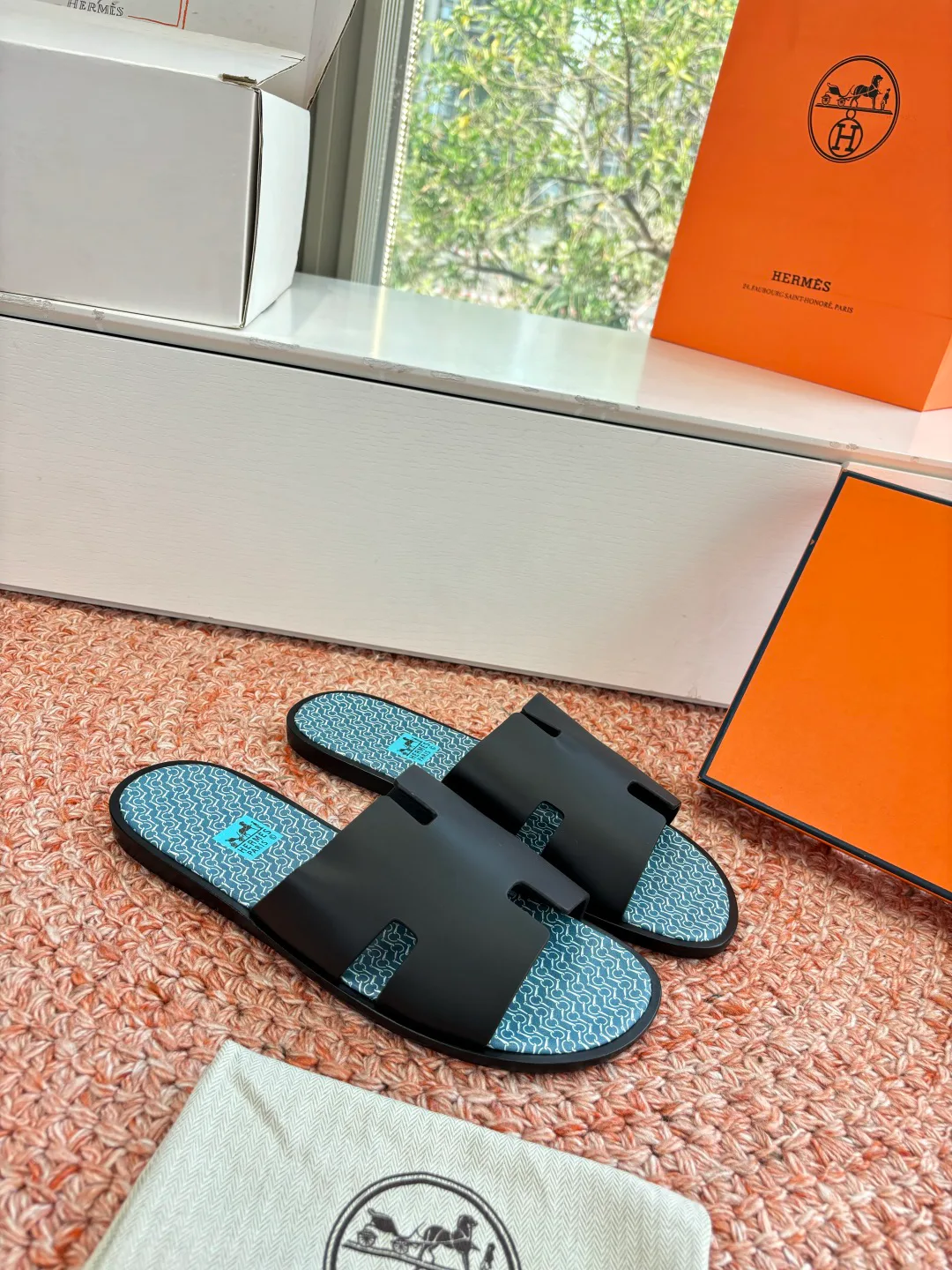 Шлепанцы Мужские Hermes 954098