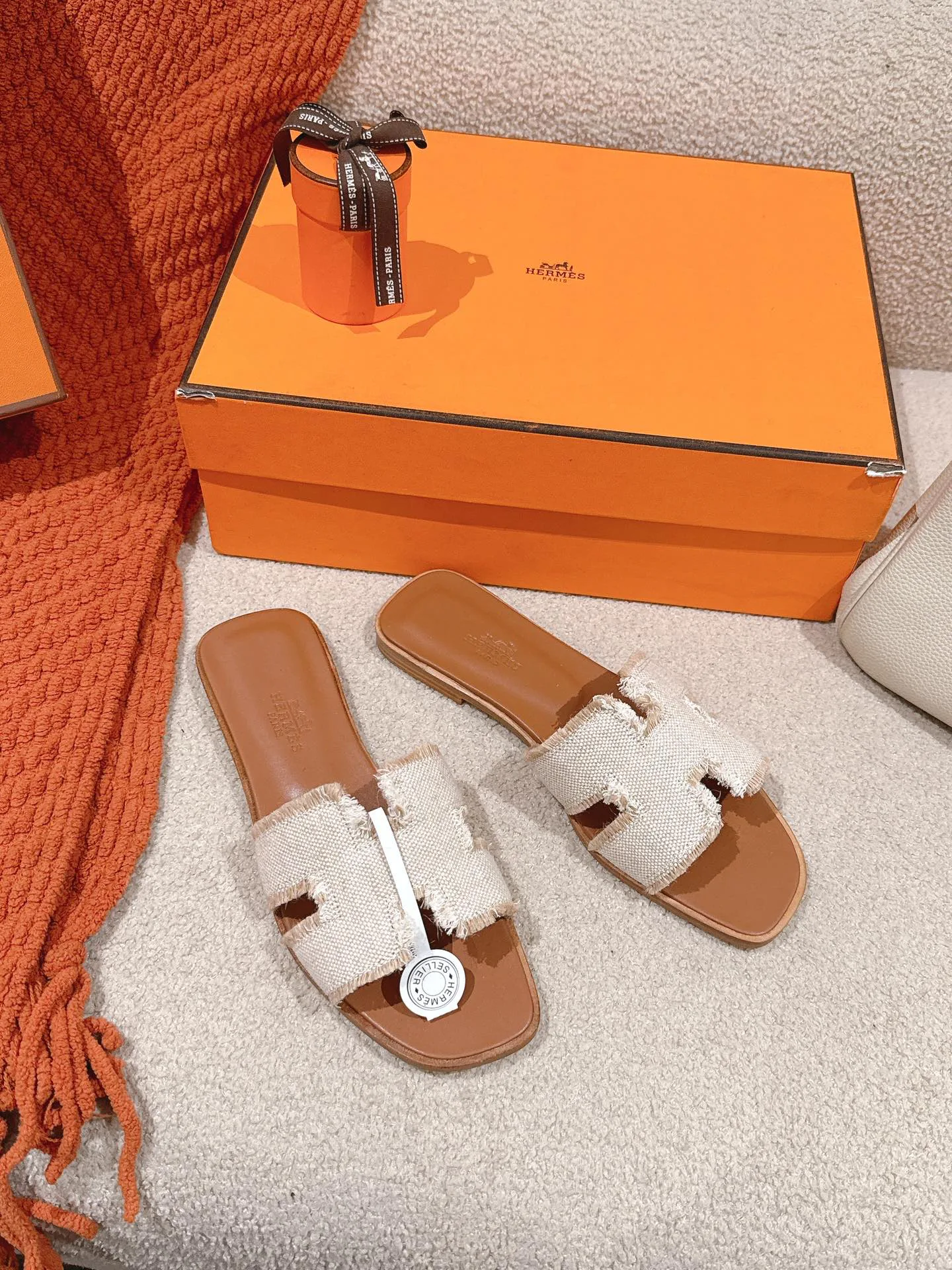 Шлепанцы Женские Hermes 15008