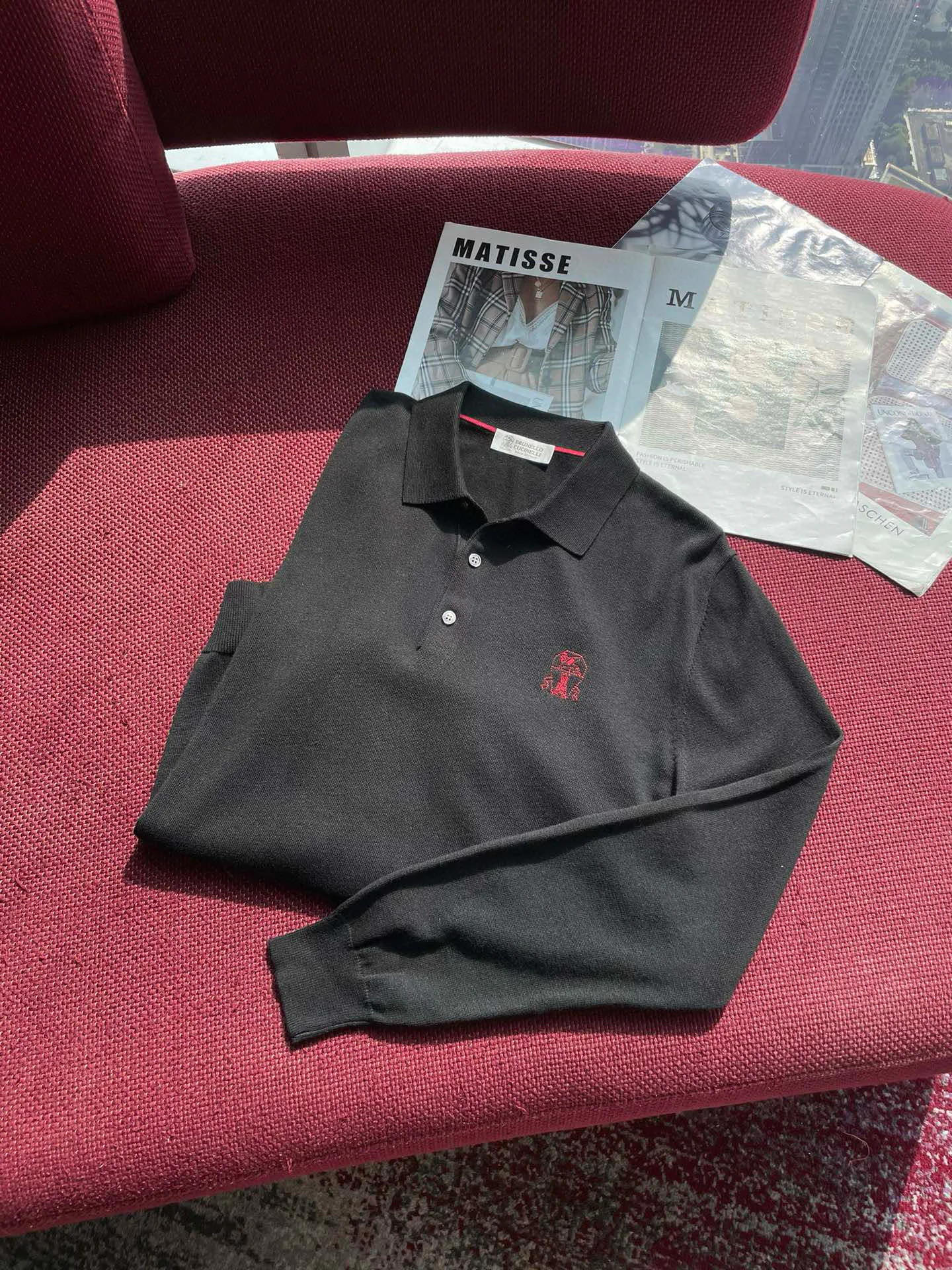 Лонгсливы Мужские Brunello Cucinelli 9990325