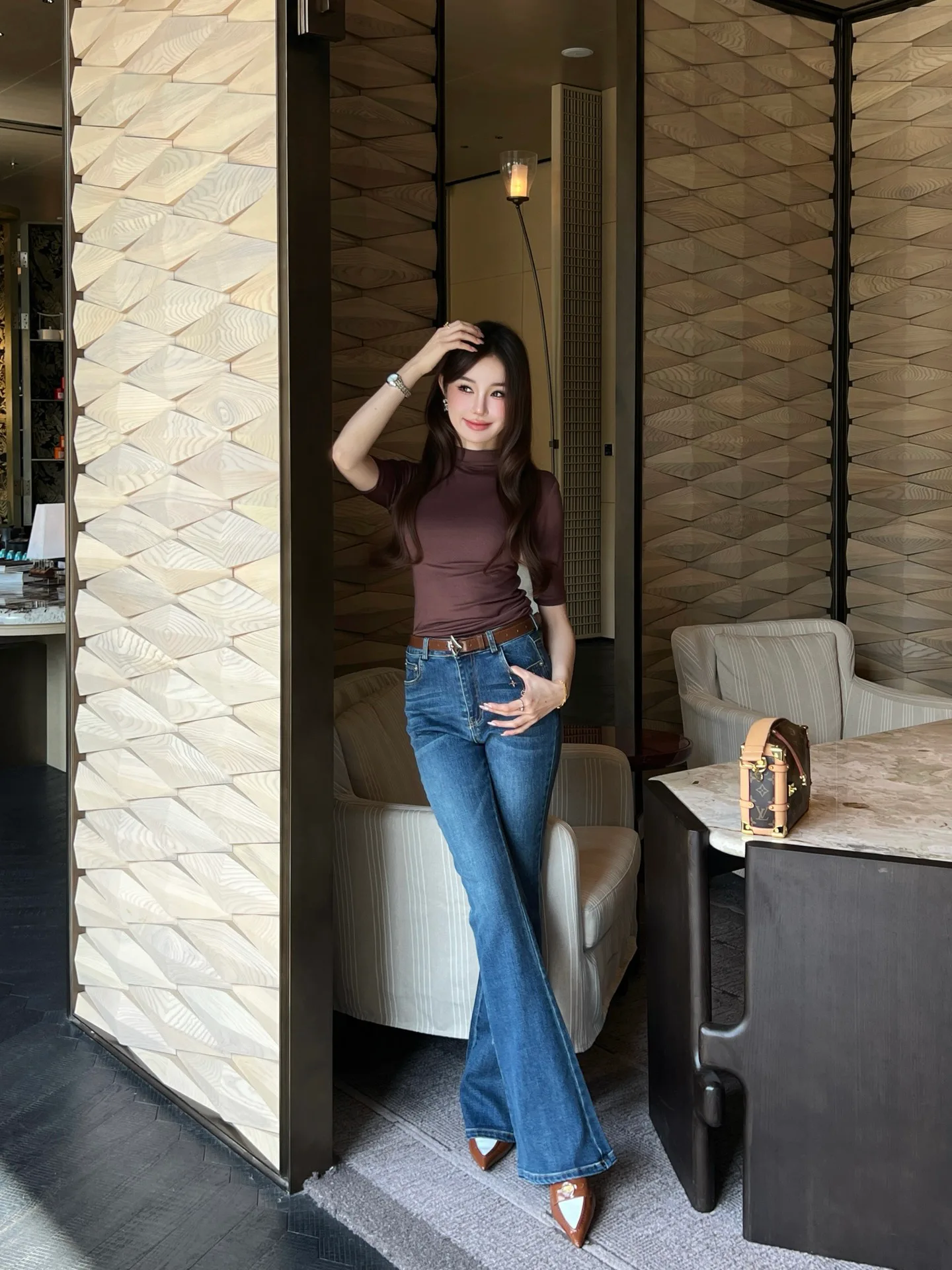 Джинсы Женские Louis Vuitton 5051096