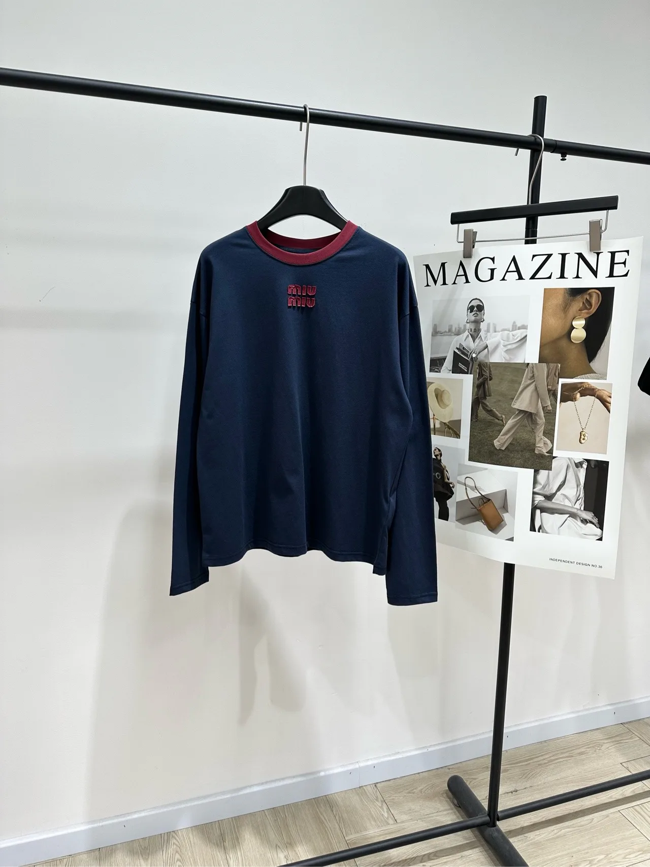 Лонгсливы Мужские Miu Miu 11209367