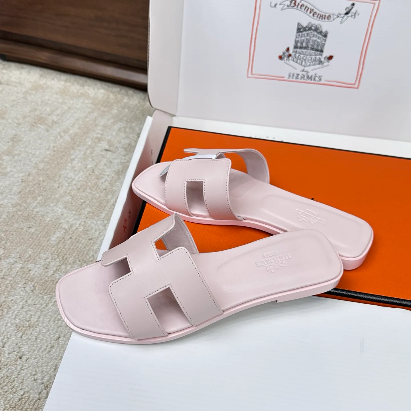 Шлепанцы Женские Hermes 3043278