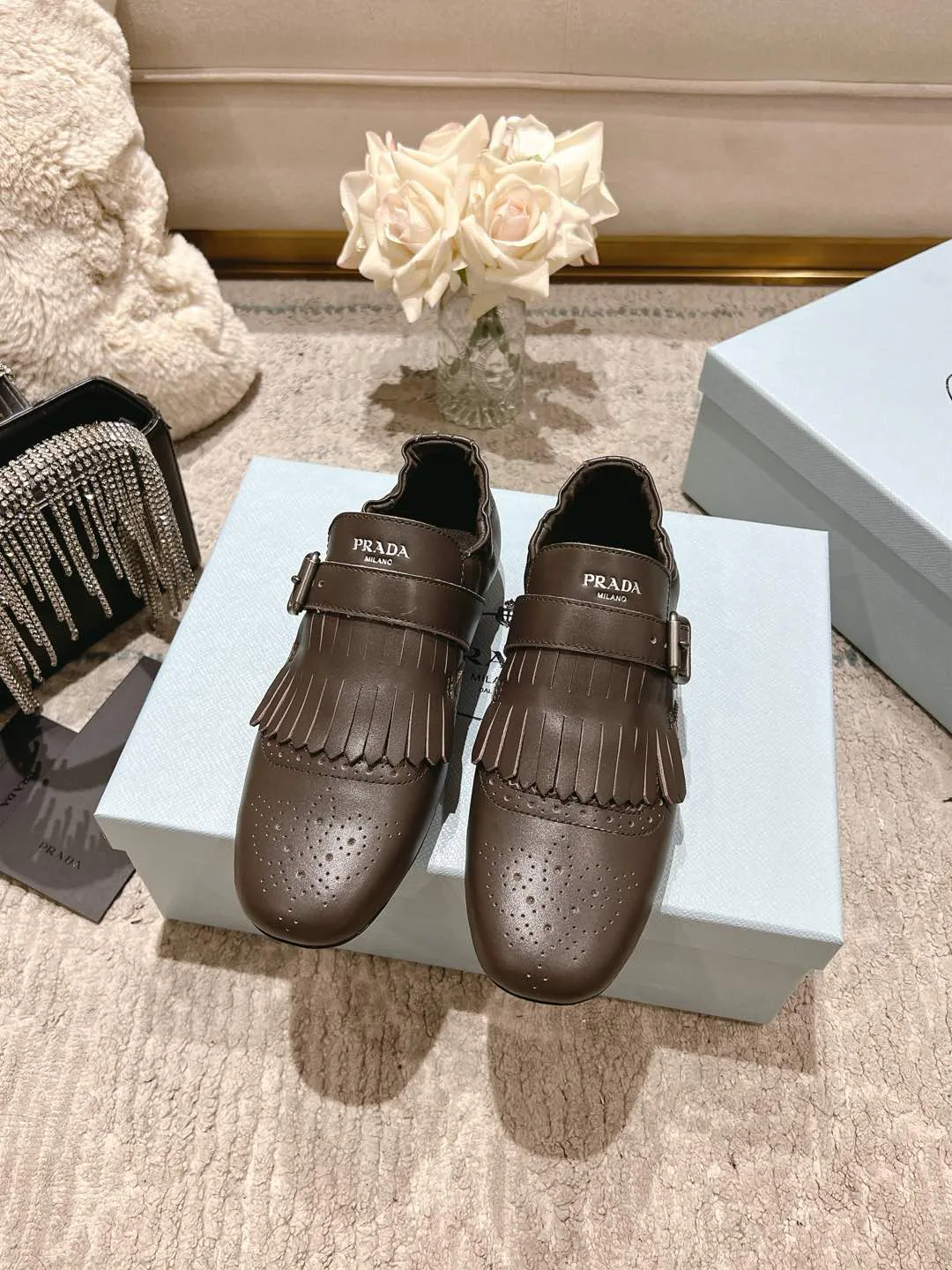 Мокасины Женские Prada 17493