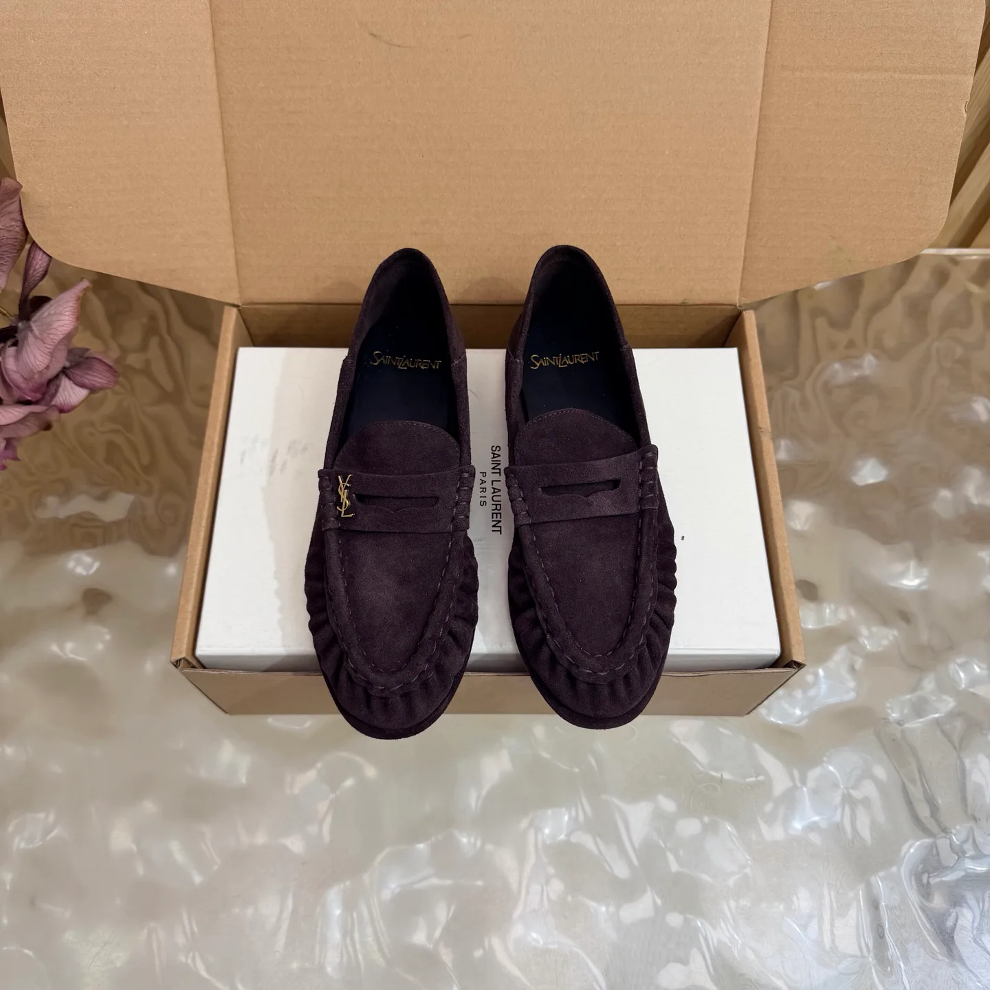 Лоферы И Мокасины Женские Saint Laurent 17926441