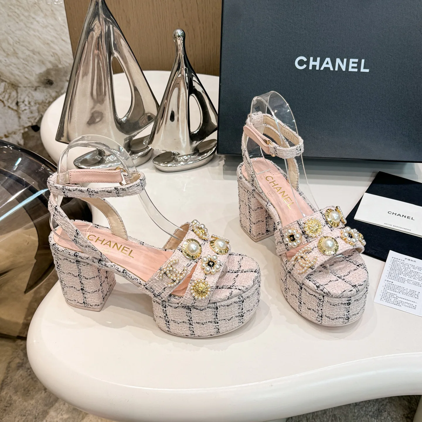 Босоножки Женские Chanel 17359