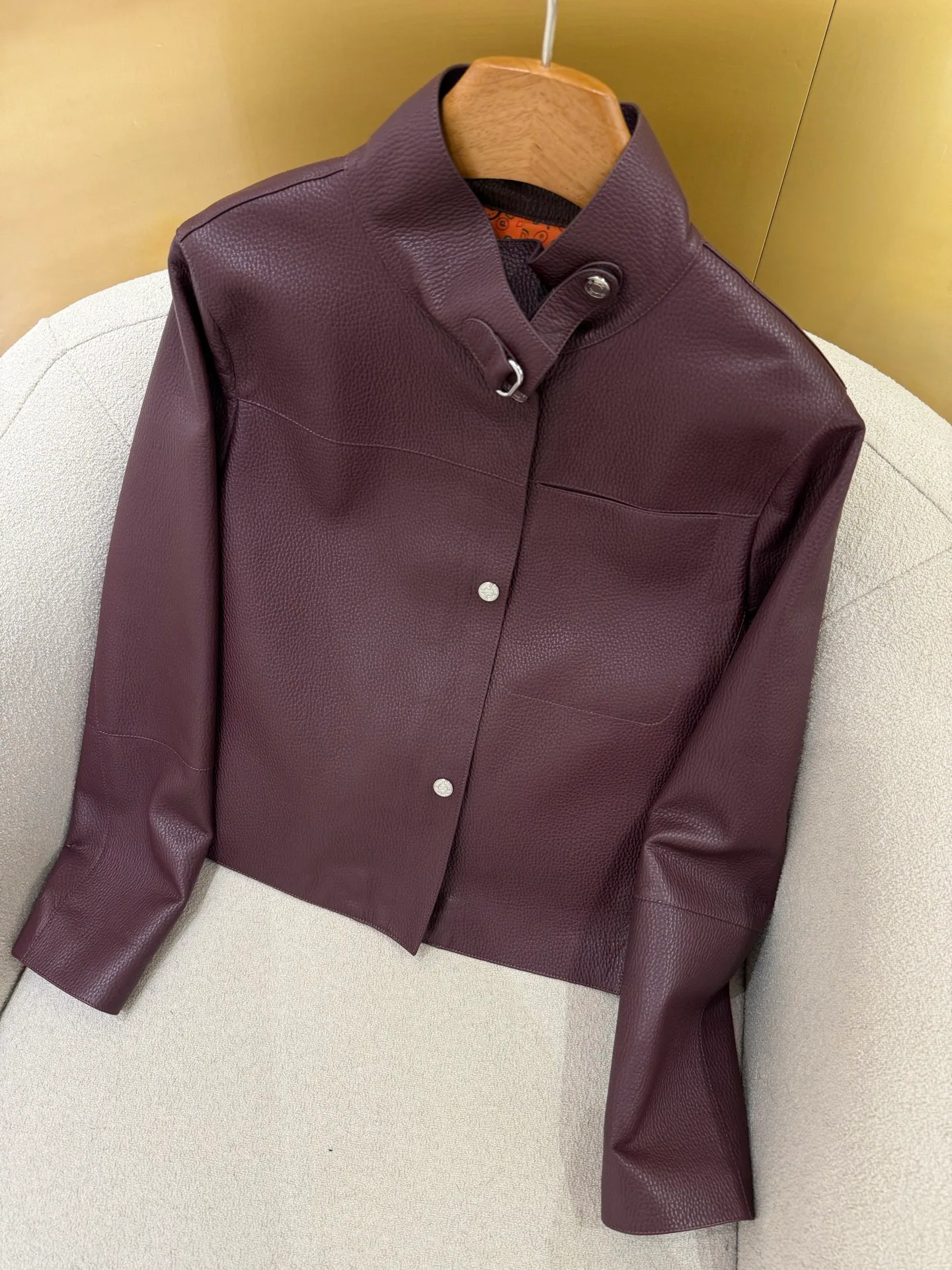 Кожаные Куртки И Дублёнки Женские Hermes 11428935