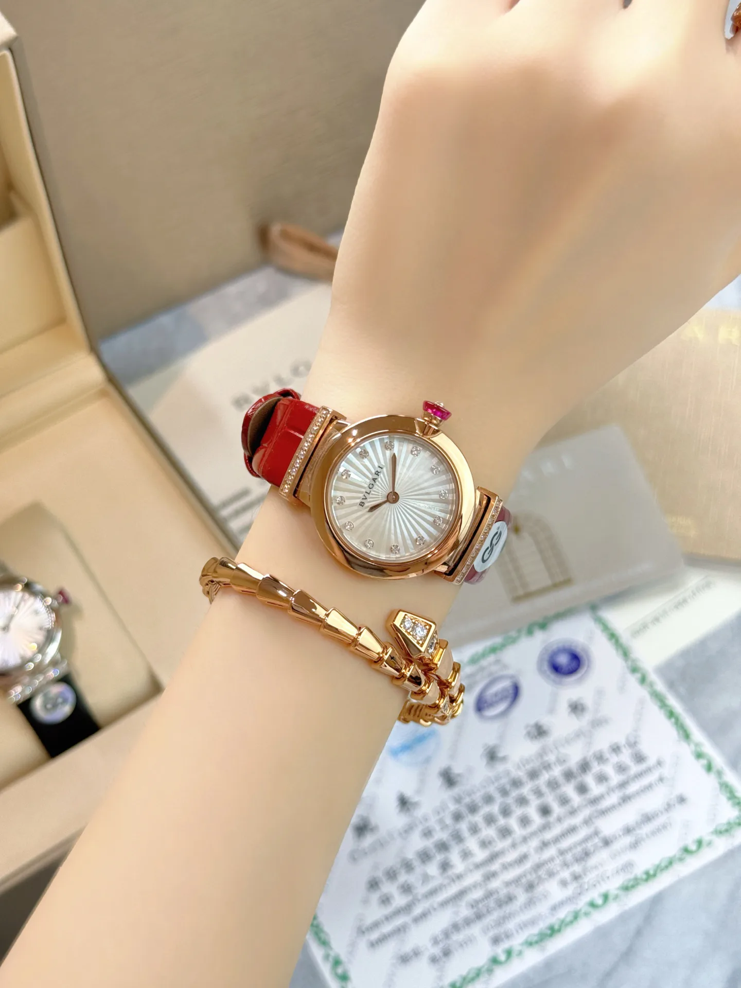 Часы Женские Bvlgari 1892210
