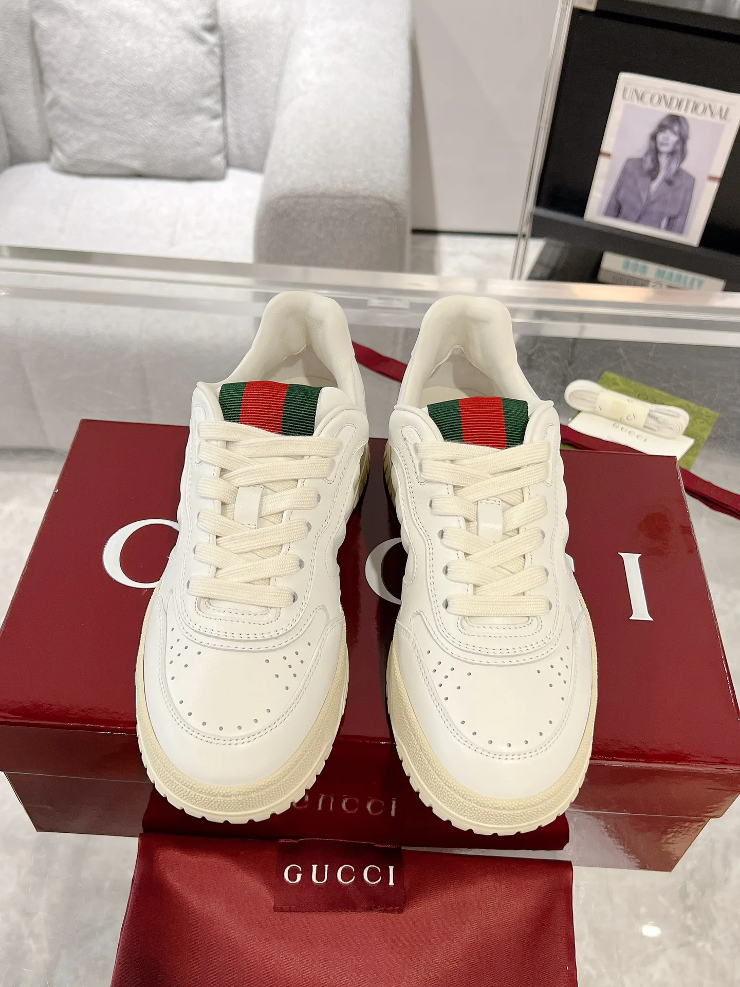 Кроссовки Женские Gucci 458082