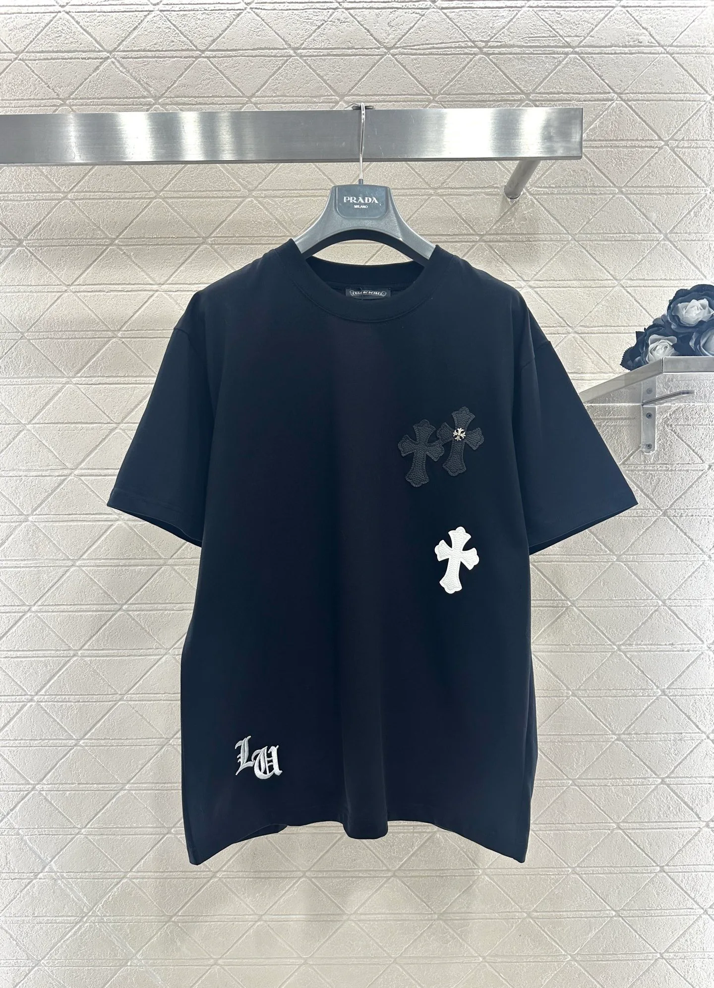 Футболки Женские Chrome Hearts 1806457