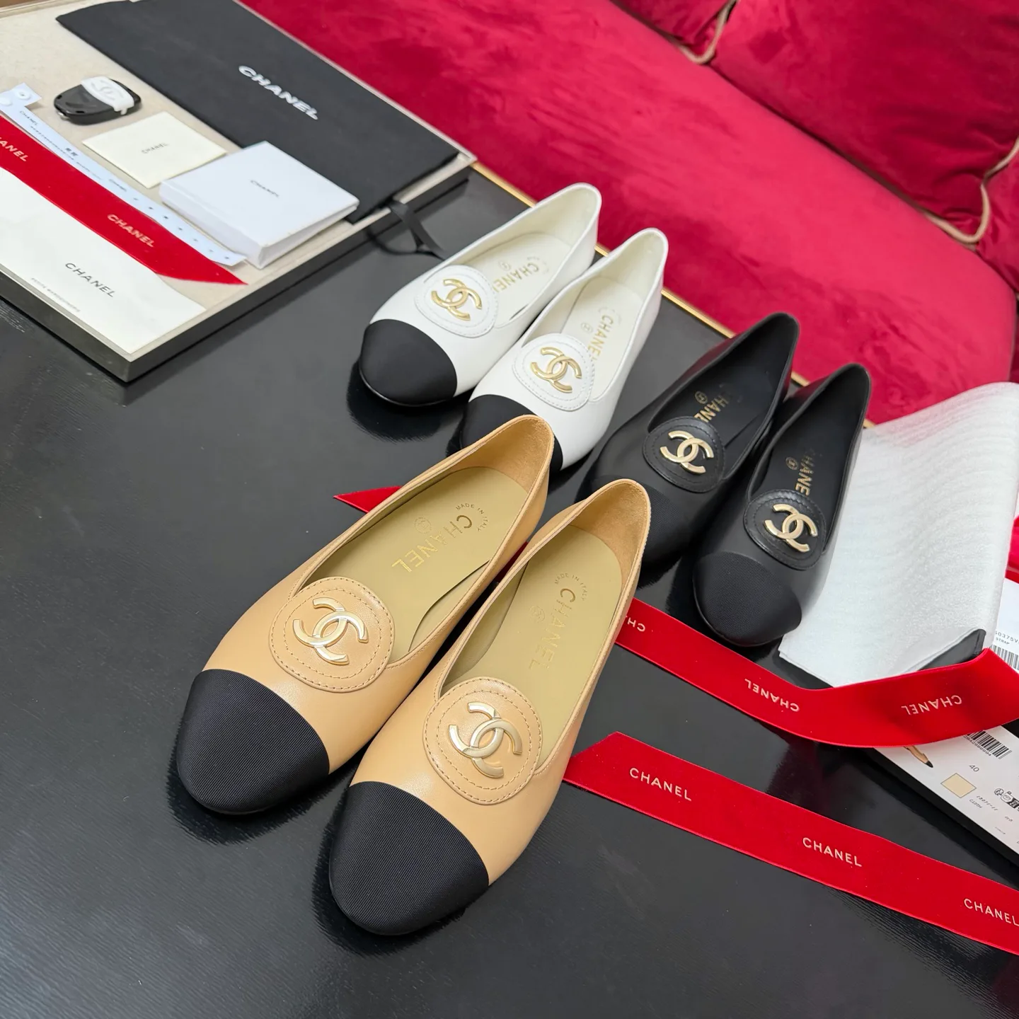 Балетки Женские Chanel 3061727