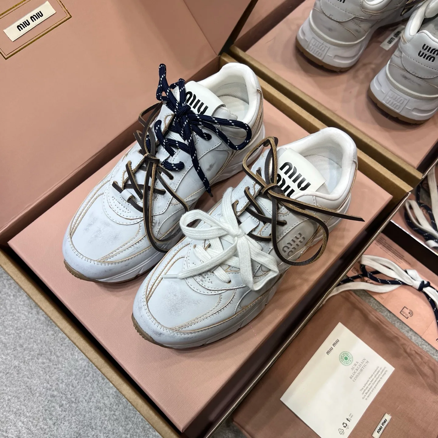 Кроссовки Женские Miu Miu 257964