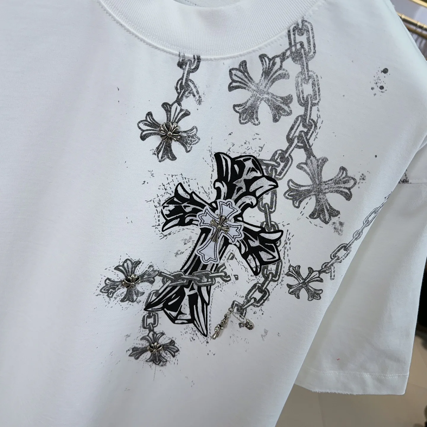 Футболки Мужские Chrome Hearts 2280849
