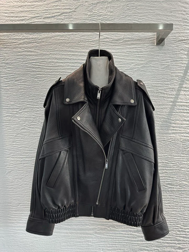 Кожаные Куртки И Дублёнки Женские Saint Laurent 17998668