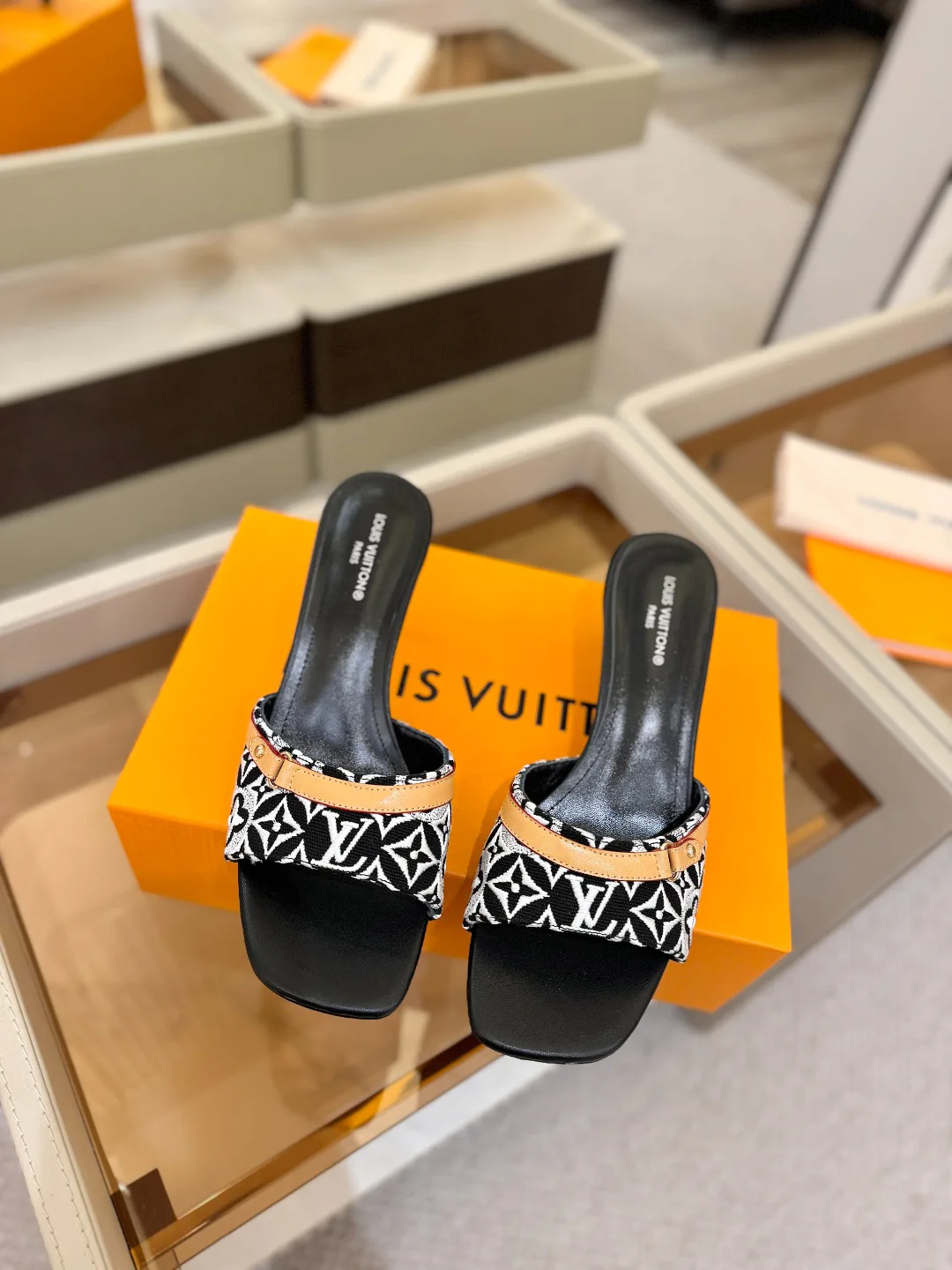 Босоножки Женские Louis Vuitton 9865321