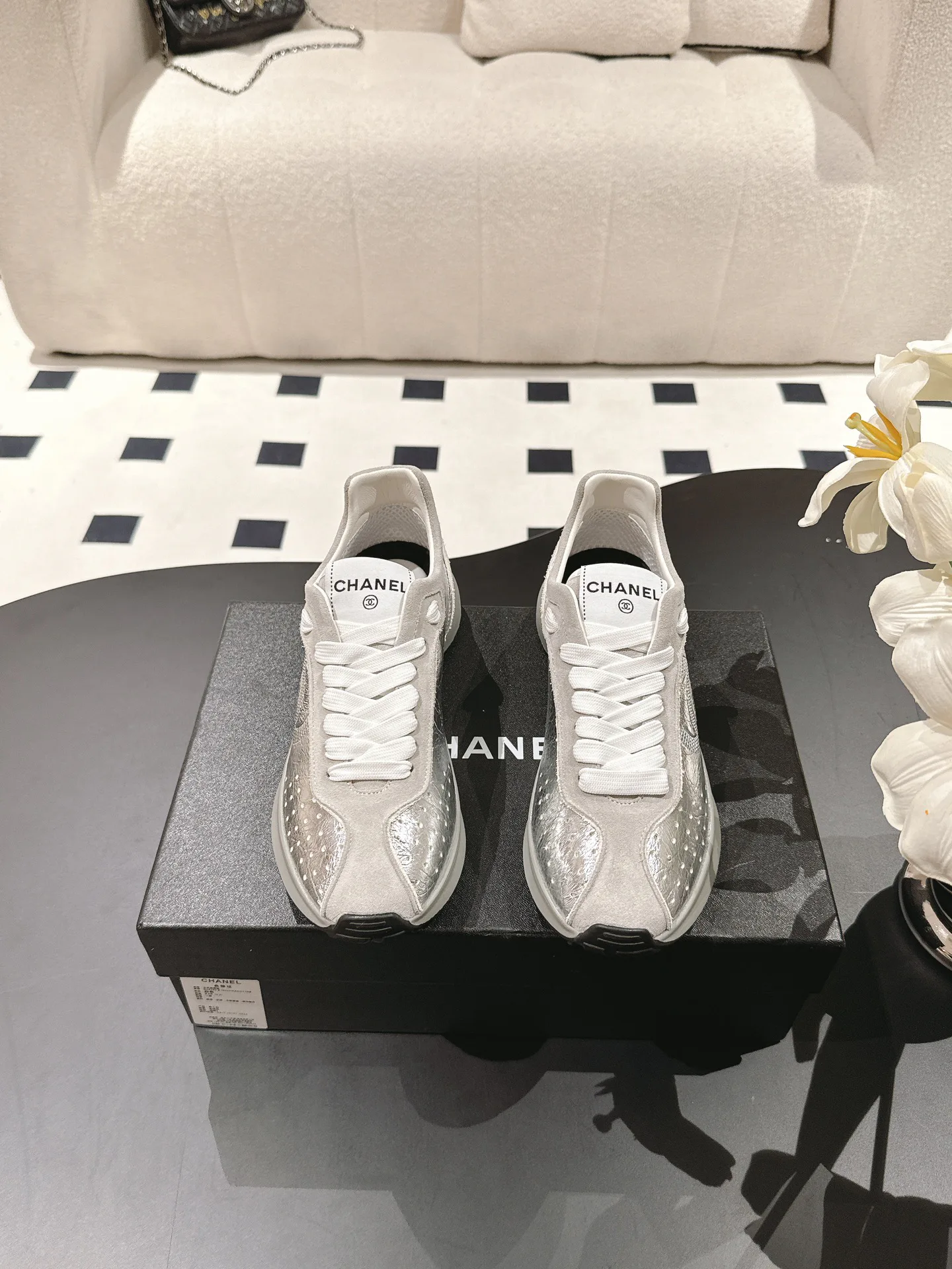 Кроссовки Женские Chanel 1769863