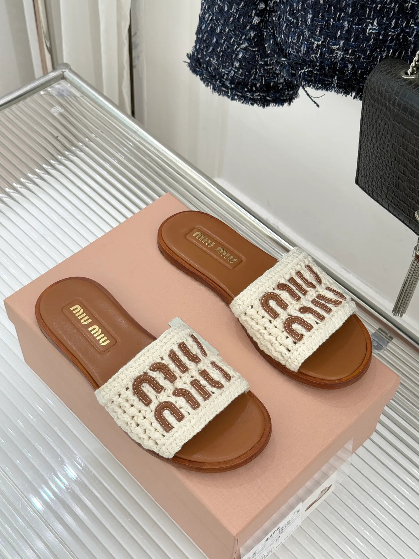 Шлепанцы Женские Miu Miu 5056276
