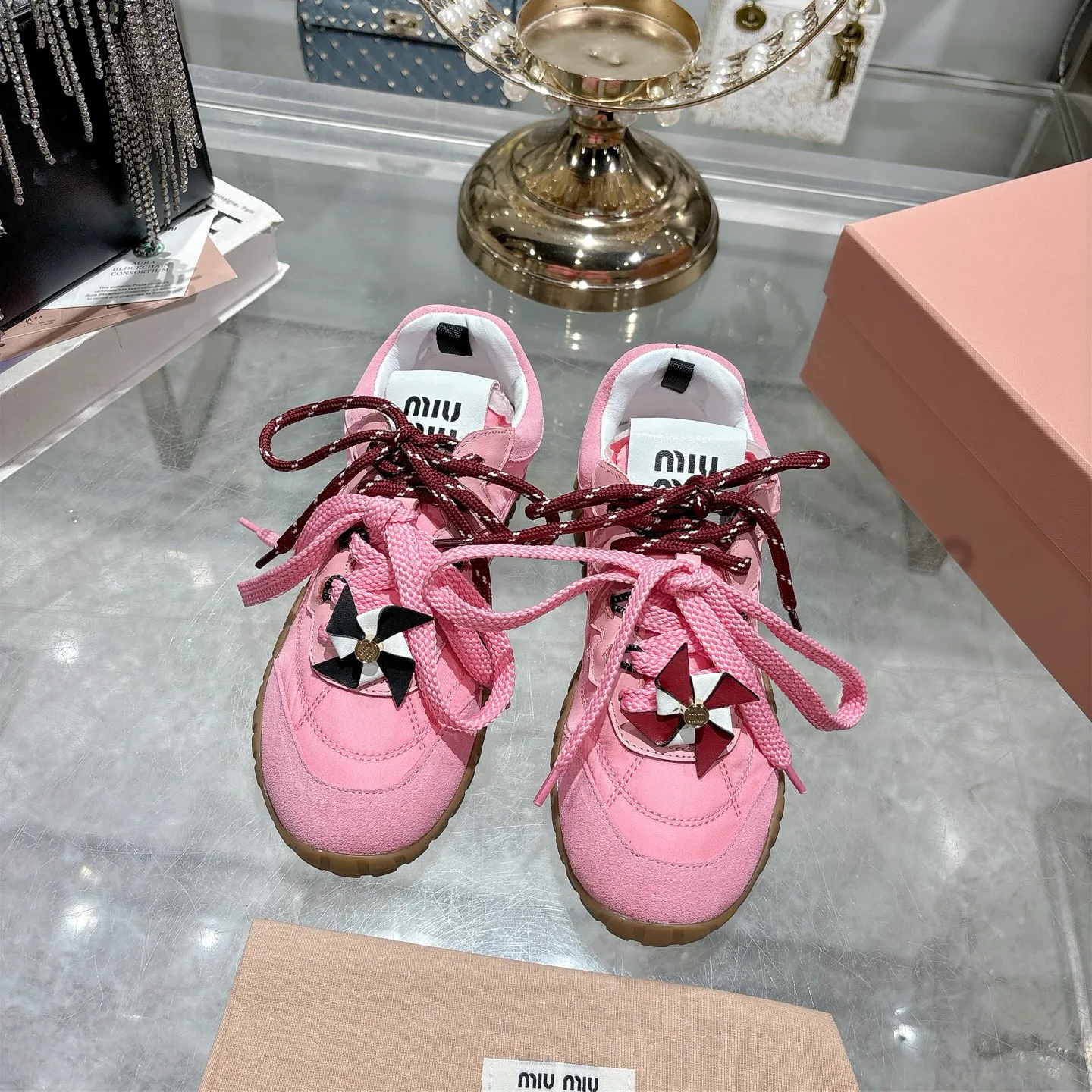 Кроссовки Женские Miu Miu 397978