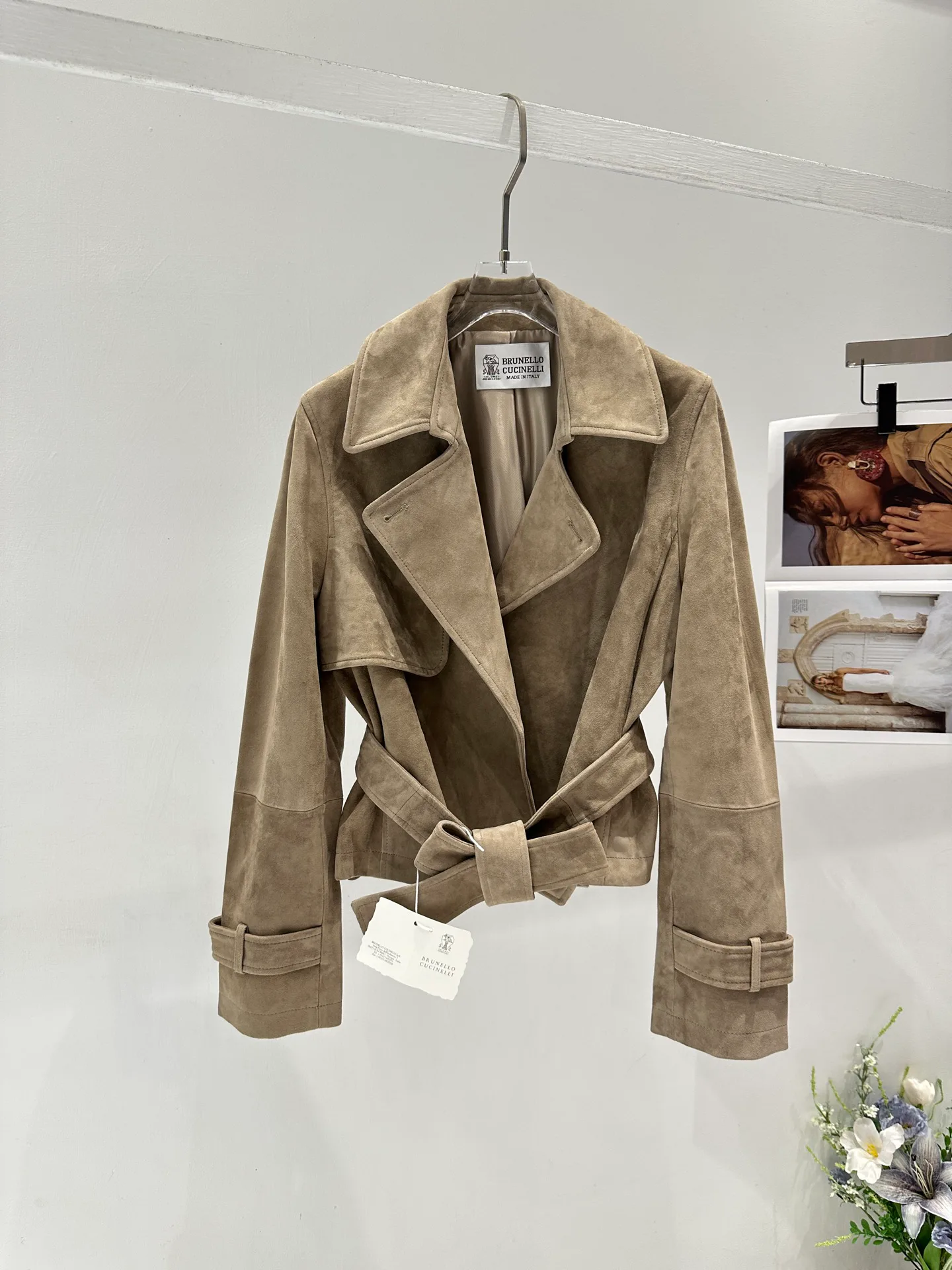 Кожаные Куртки И Дублёнки Женские Brunello Cucinelli 13683068