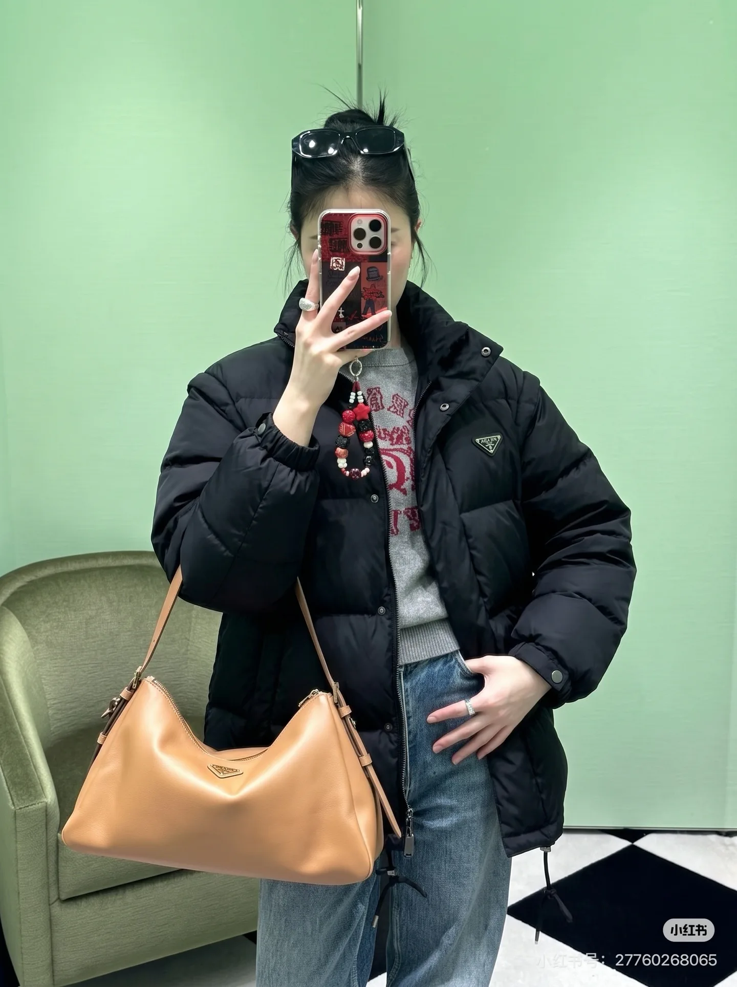 Куртки И Пуховики Женские Prada 18348217