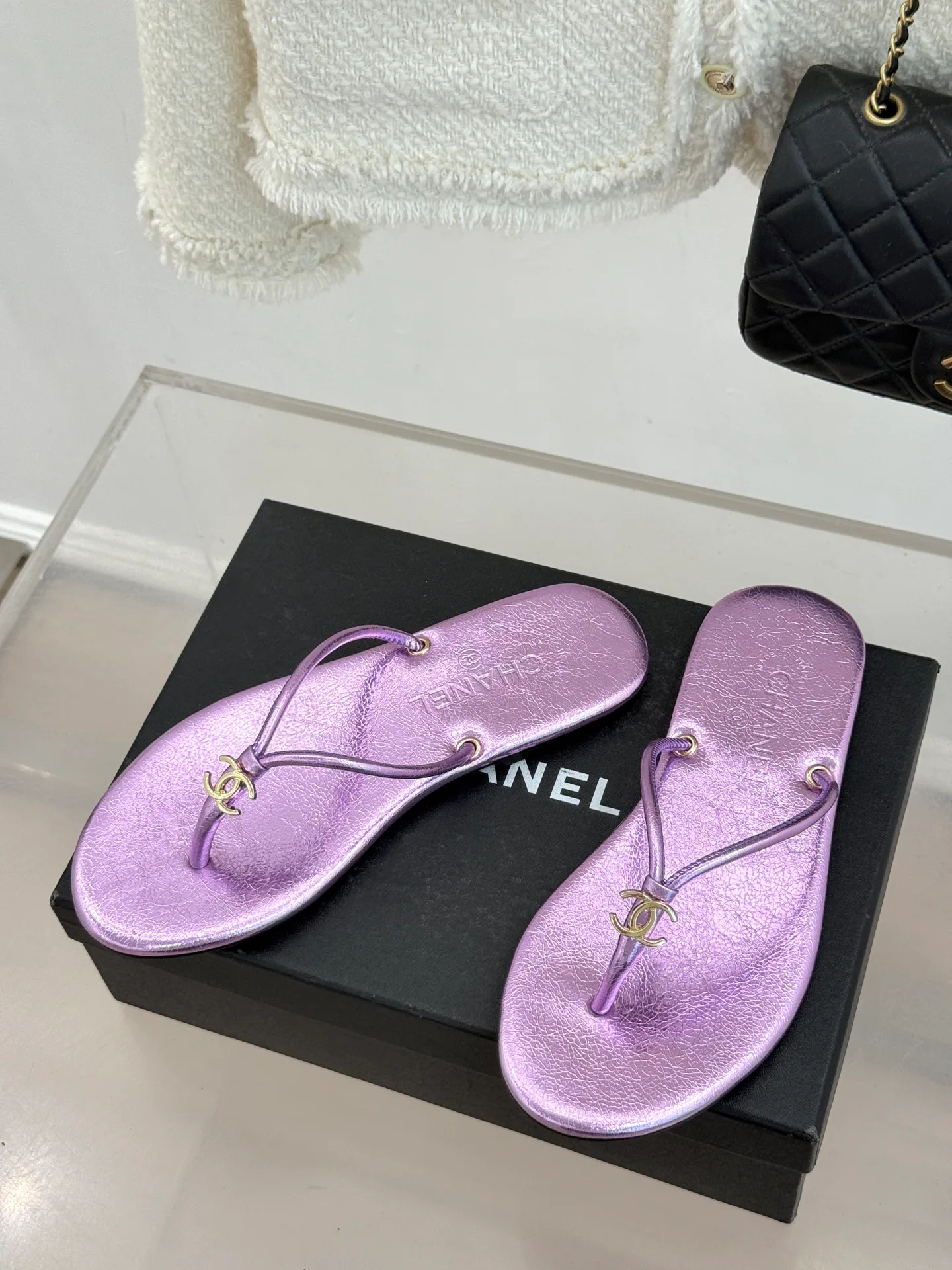Шлепанцы Женские Chanel 11646707