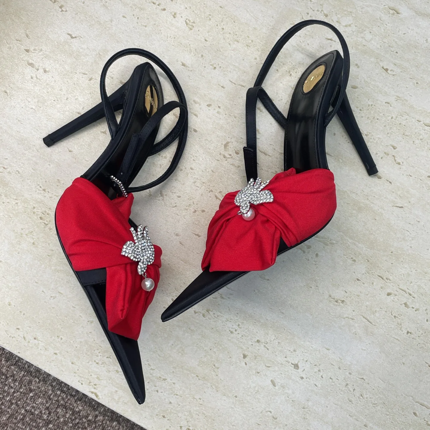 Босоножки Женские Saint Laurent 3009075