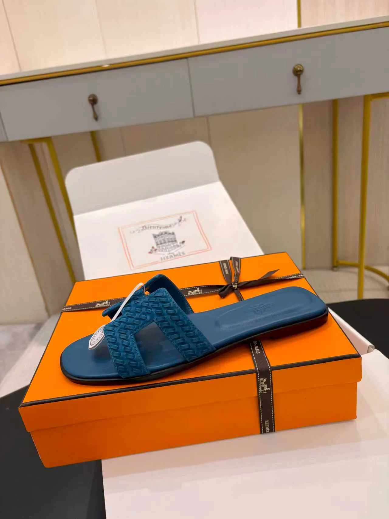 Шлепанцы Женские Hermes 735229