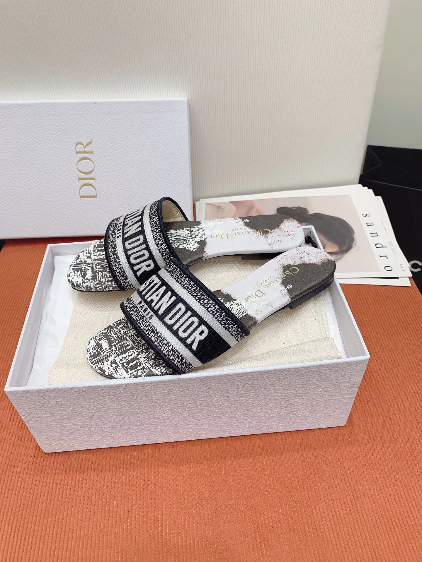 Шлепанцы Женские Christian Dior 961783