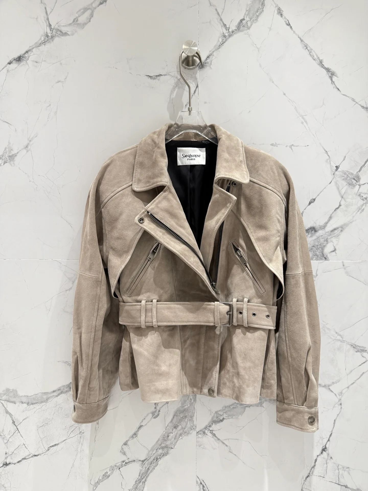 Куртки И Пуховики Женские Saint Laurent 785557