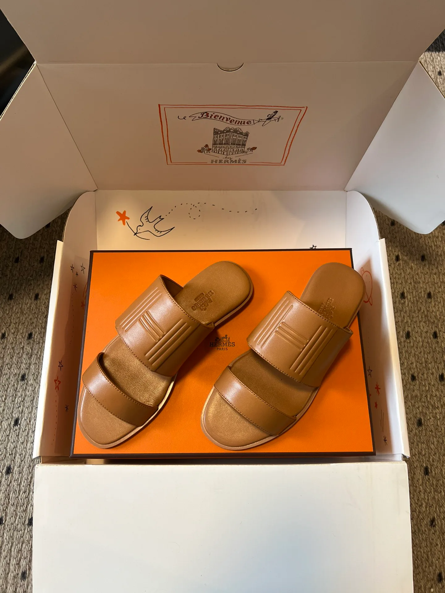 Шлепанцы Женские Hermes 10209590