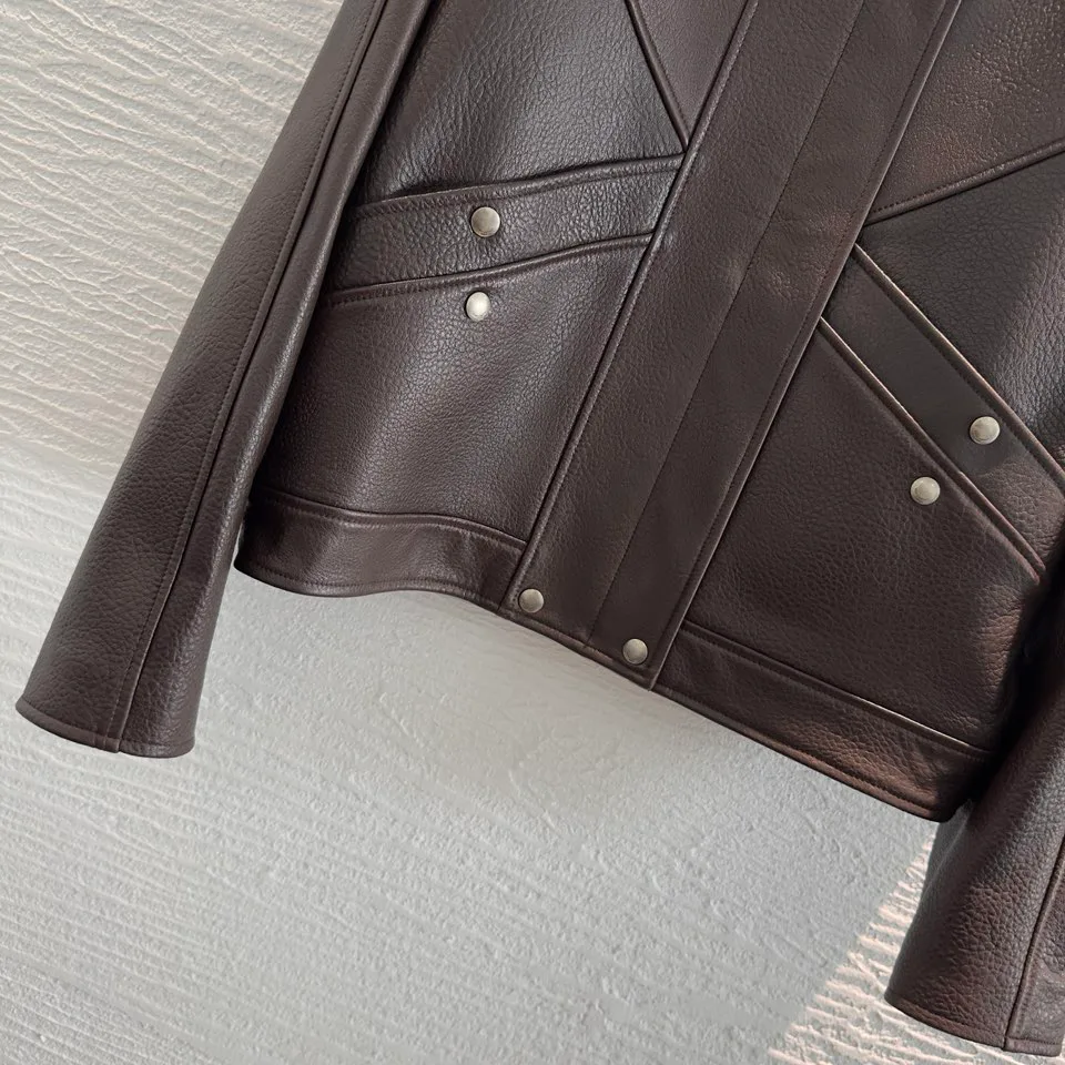 Кожаные Куртки И Дублёнки Женские Saint Laurent 17733492