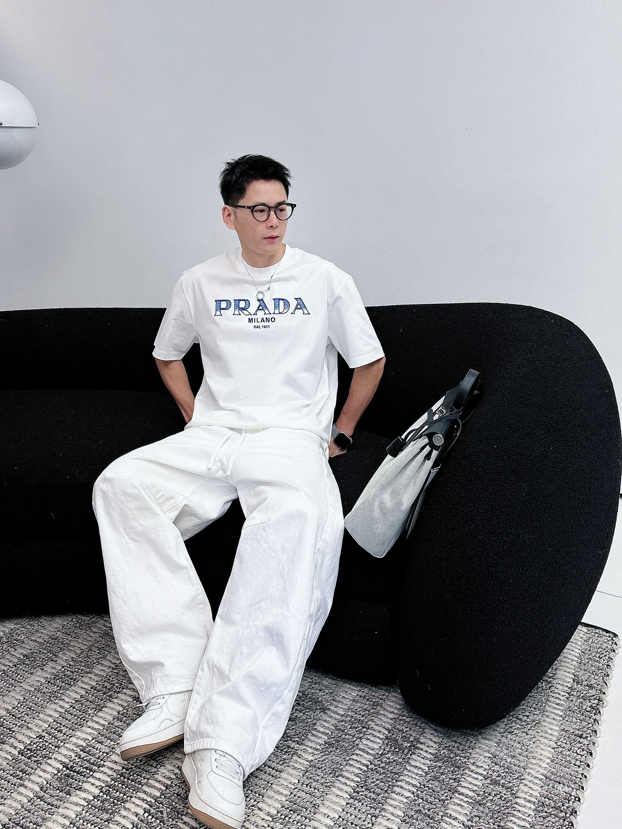 Футболки Мужские Prada 9465281