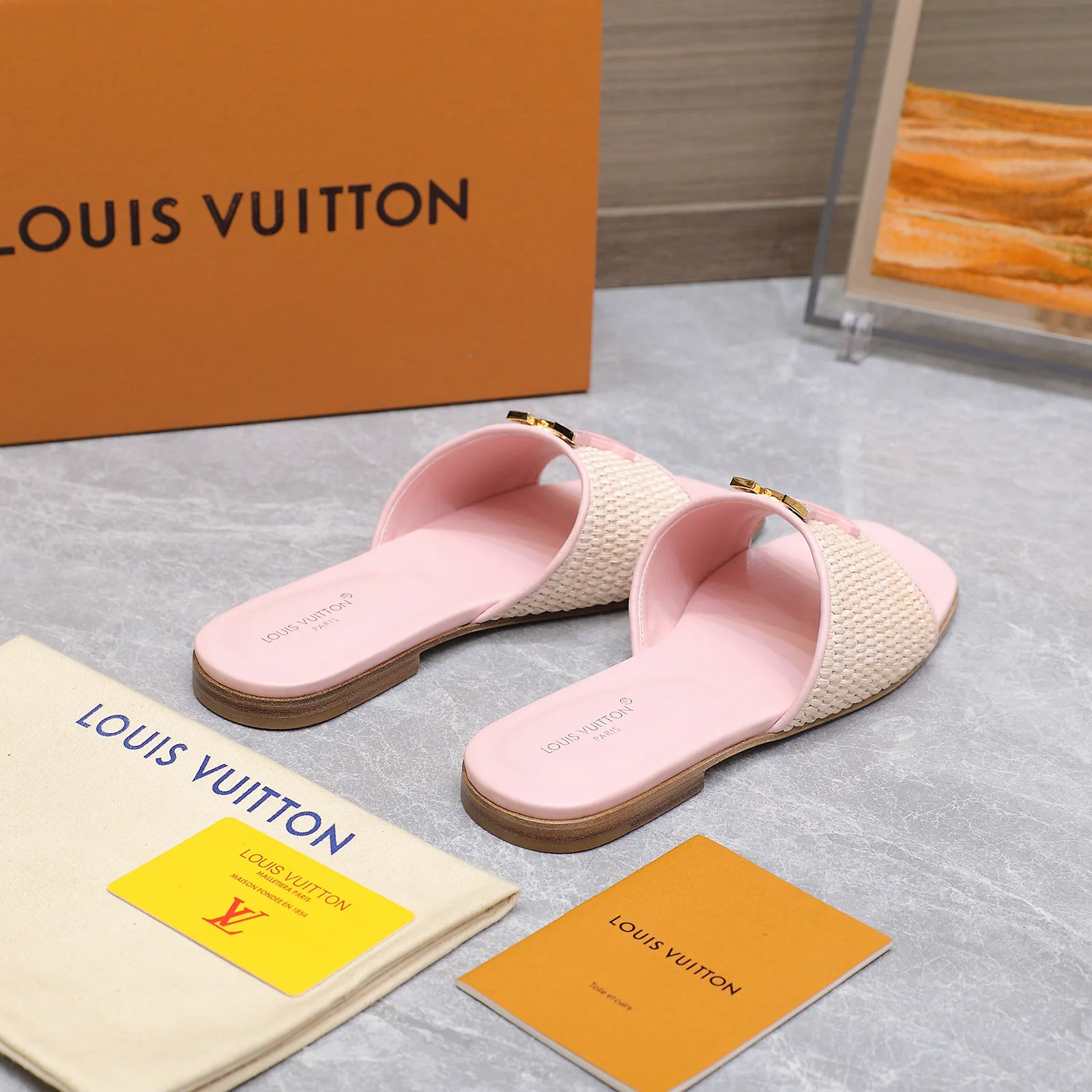 Шлепанцы Женские Louis Vuitton 491981