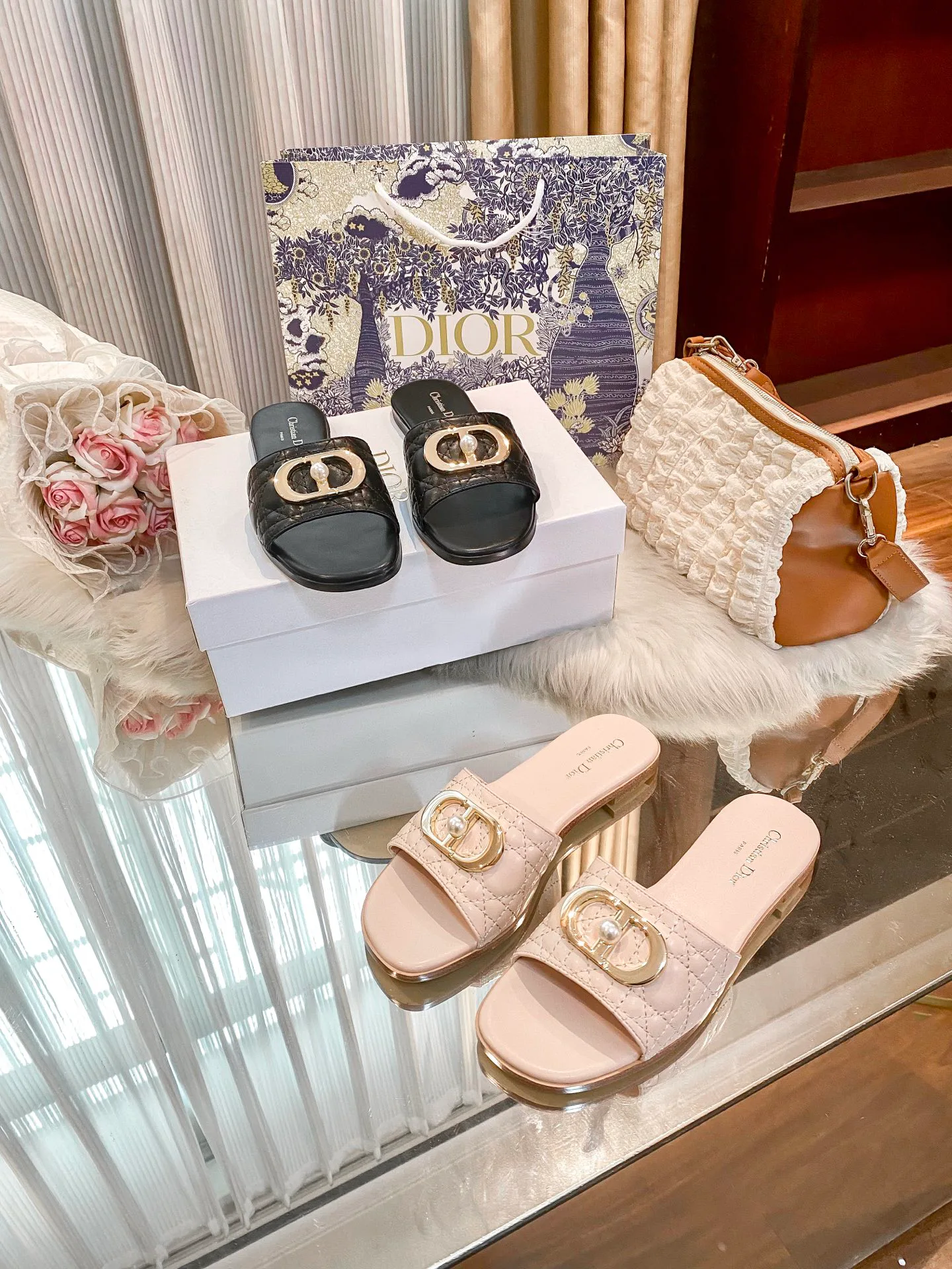 Шлепанцы Женские Christian Dior 12208675