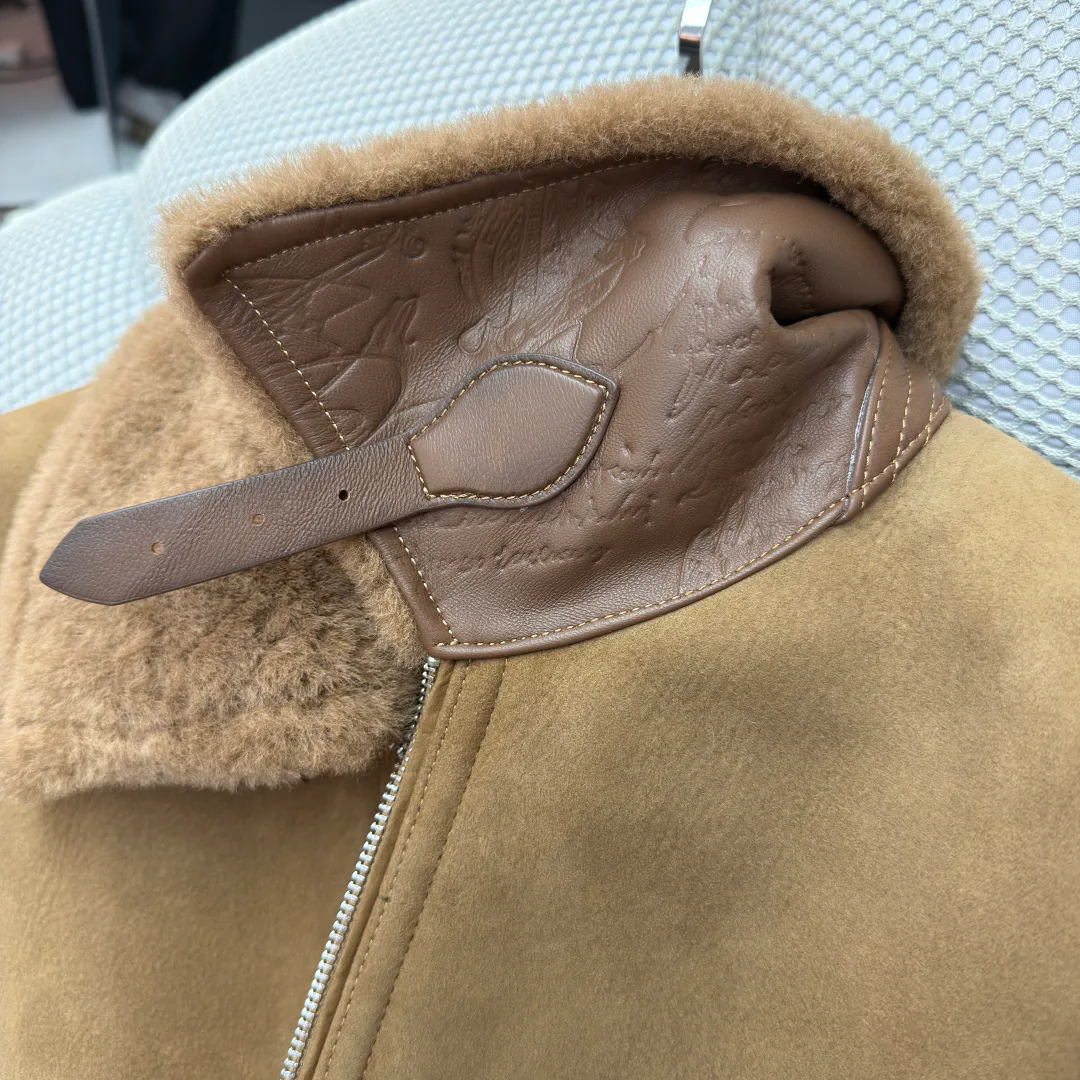 Кожаные Куртки И Дублёнки Мужские Berluti 610241