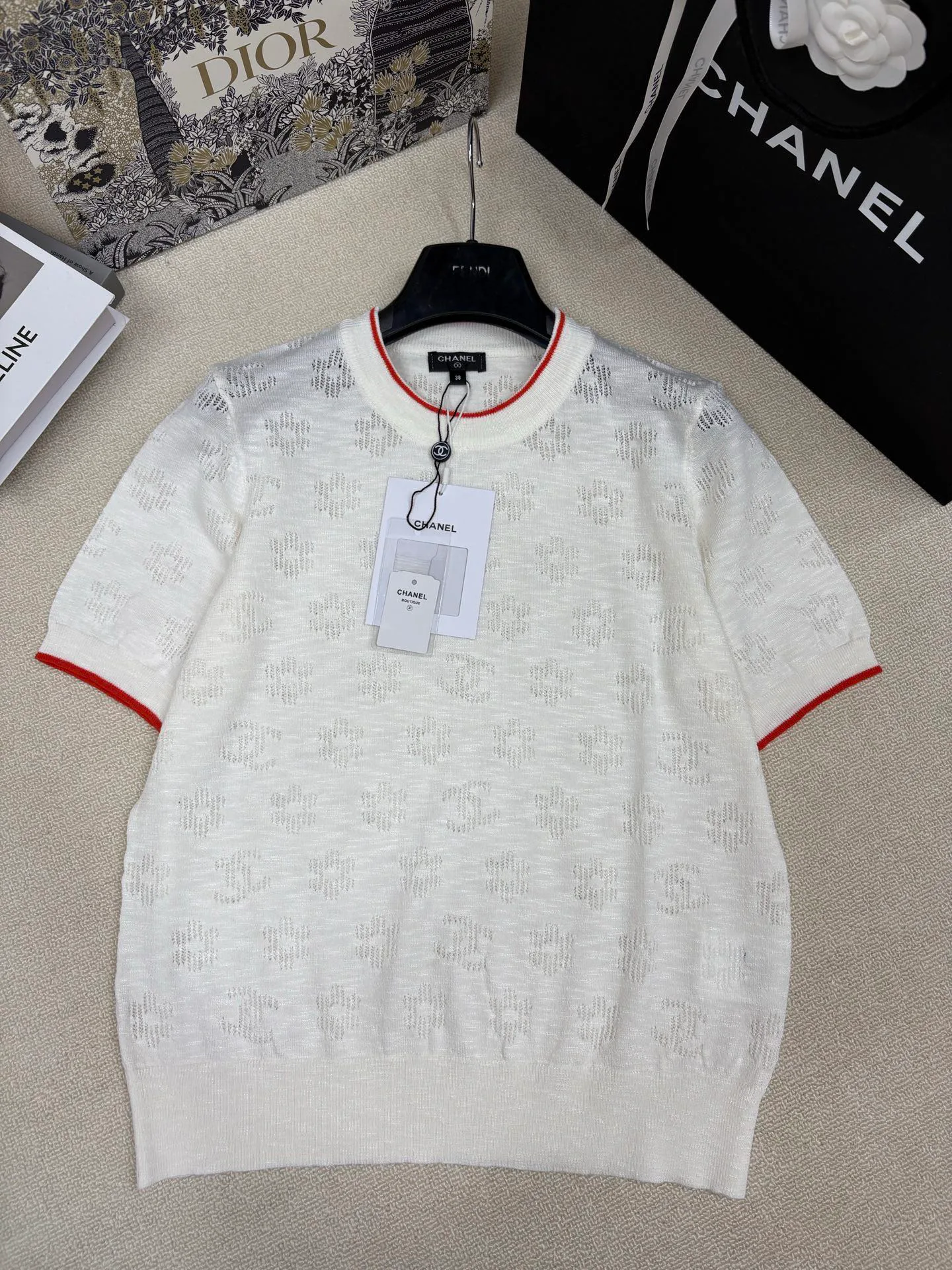 Футболки Женские Chanel 12685147