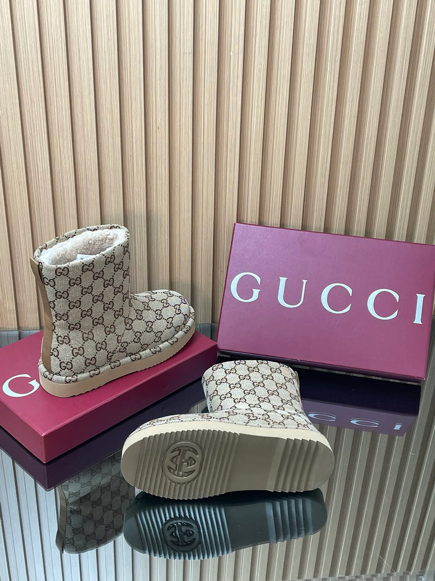 Угги Женские Gucci 575216