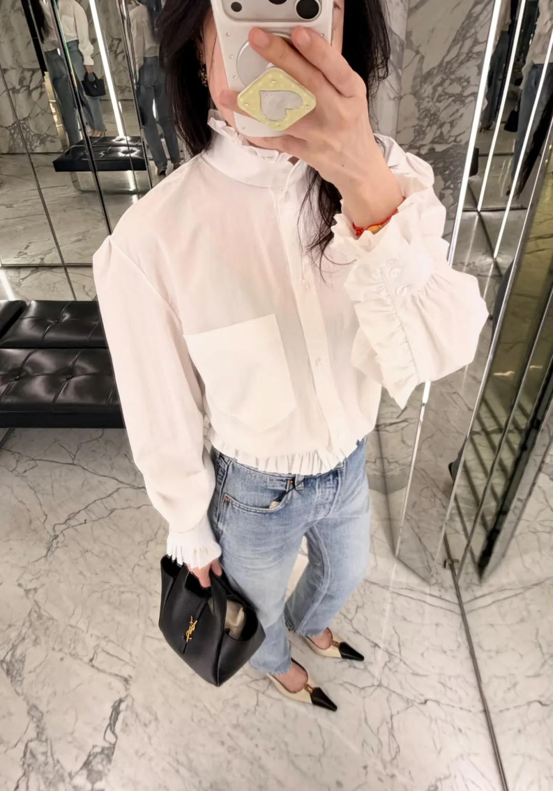 Рубашки Женские Saint Laurent 16936605