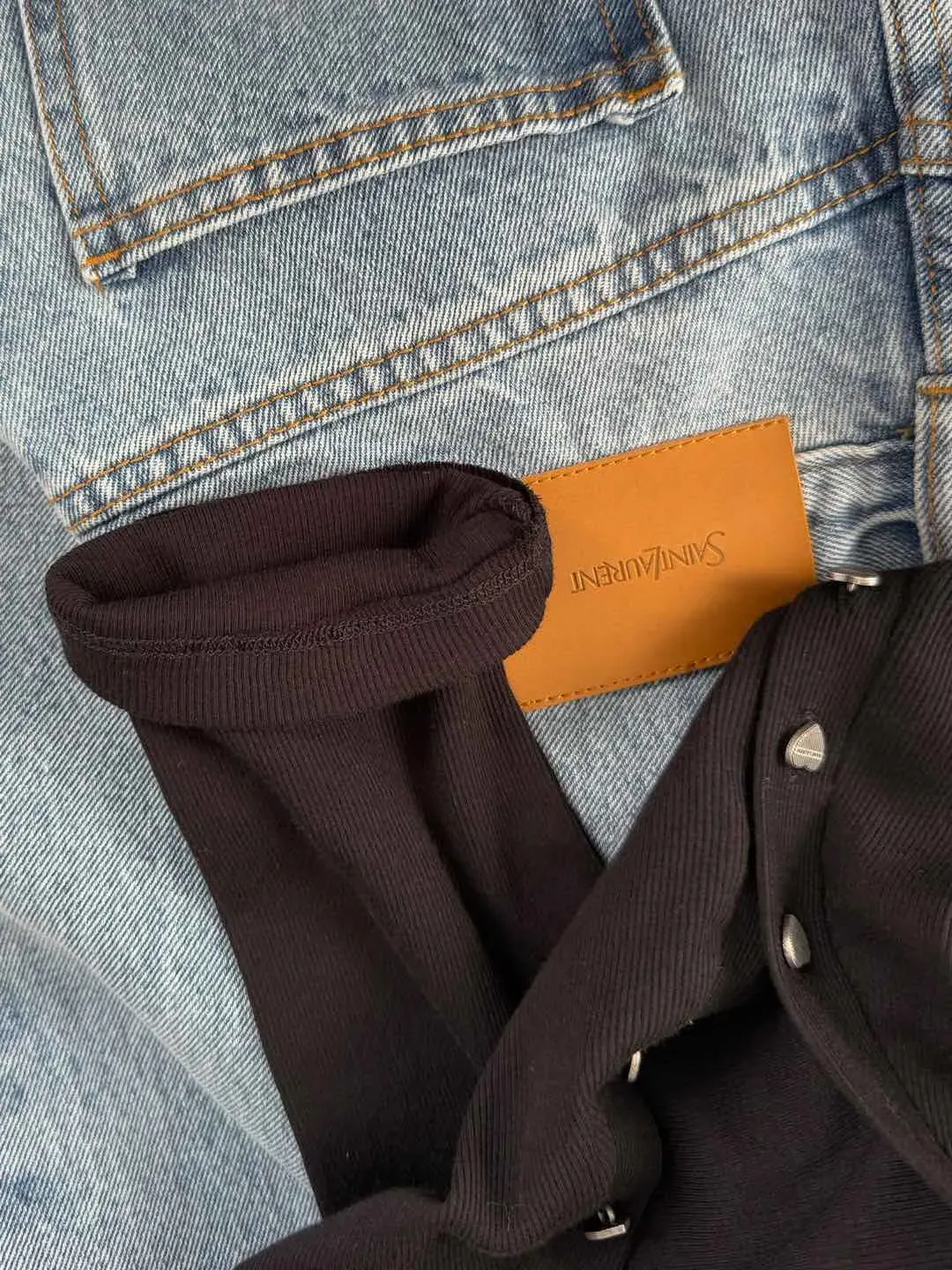 Лонгсливы Женские Saint Laurent 33224