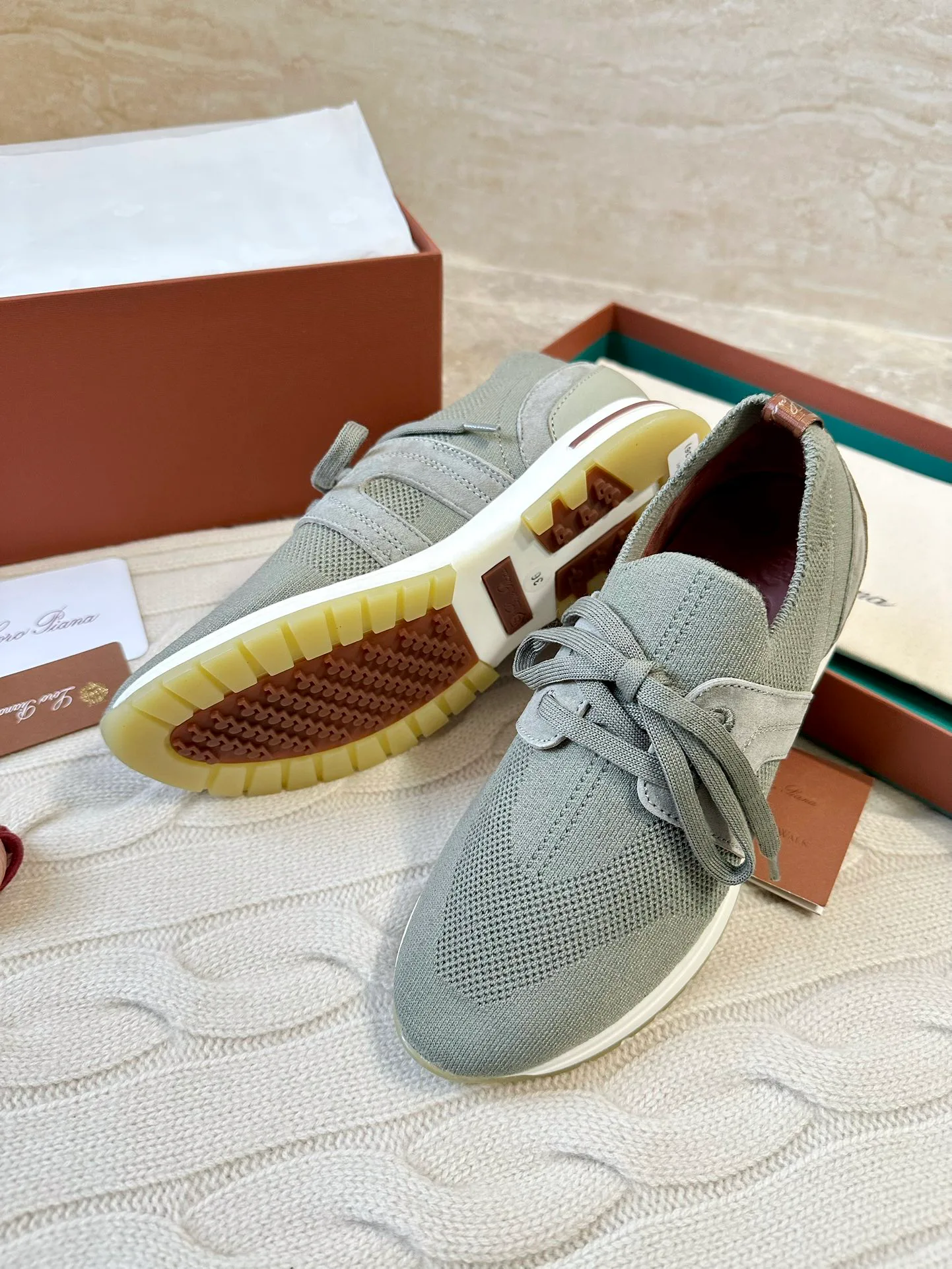 Кроссовки Женские Loro Piana 21672