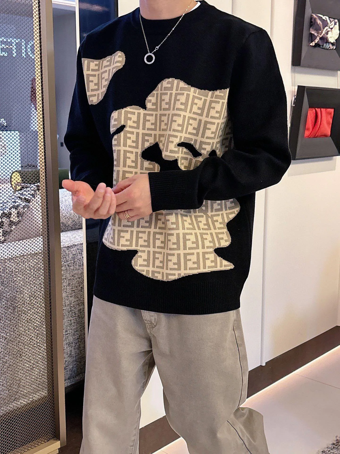 Джемперы И Свитеры Мужские Fendi 2164756