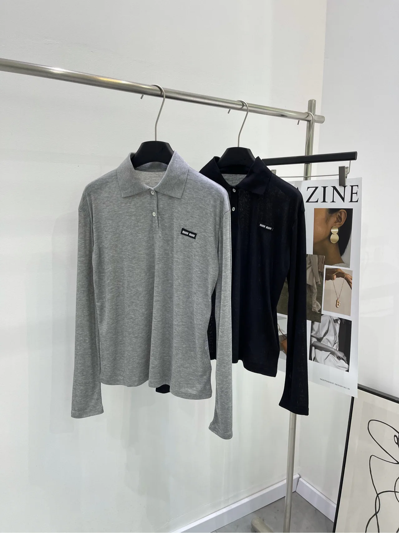 Лонгсливы Женские Miu Miu 5995