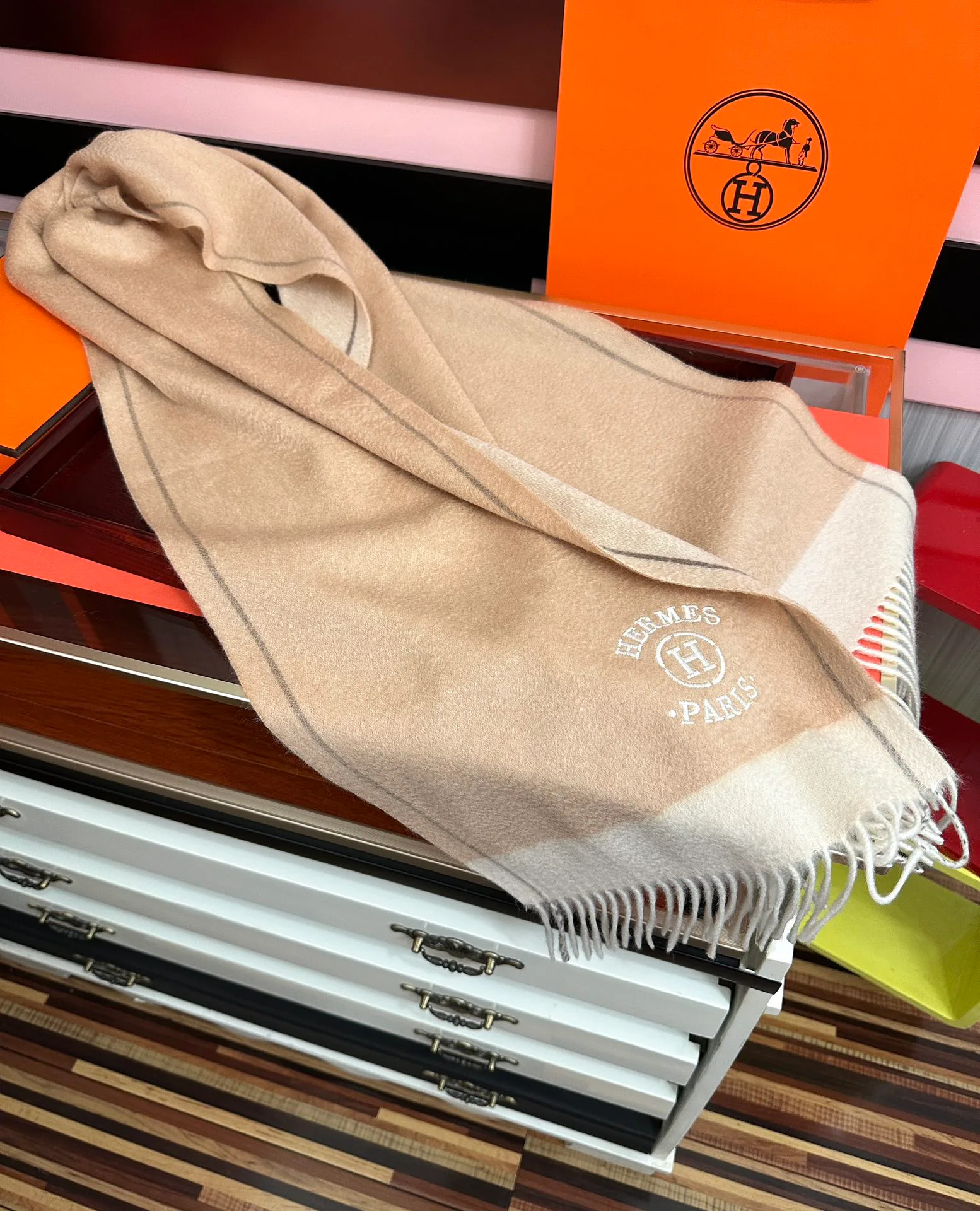 Шарфы Hermes 412449