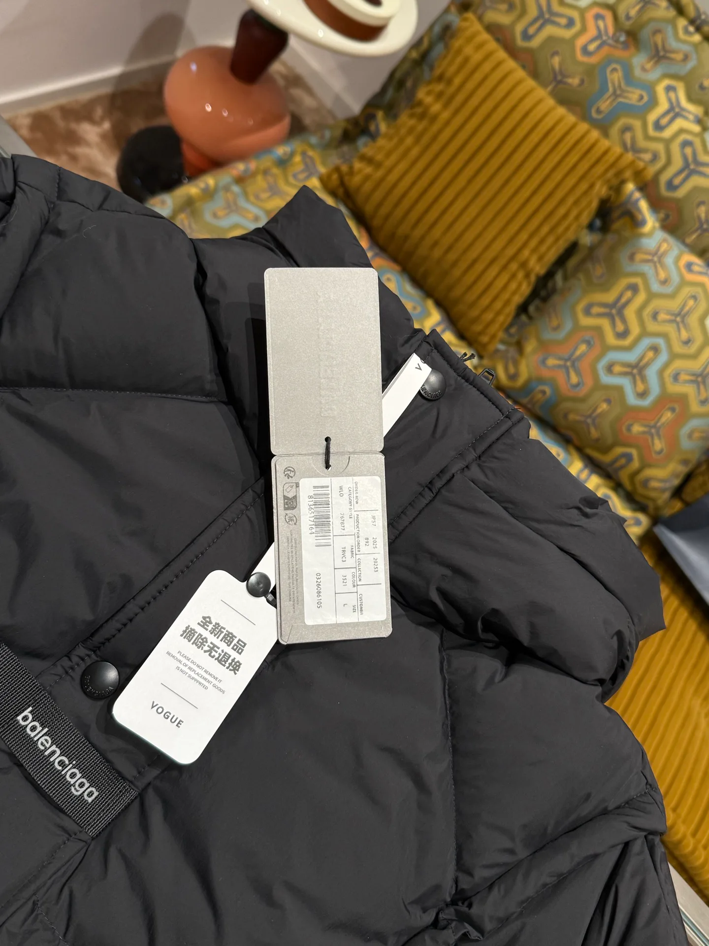 Куртки И Пуховики Мужские Balenciaga 608598